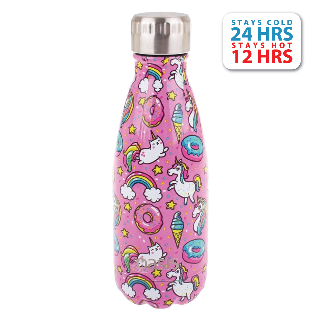 Oasis Stainless Steel Insulated Water Bottle 350ML (Printed) (SA)