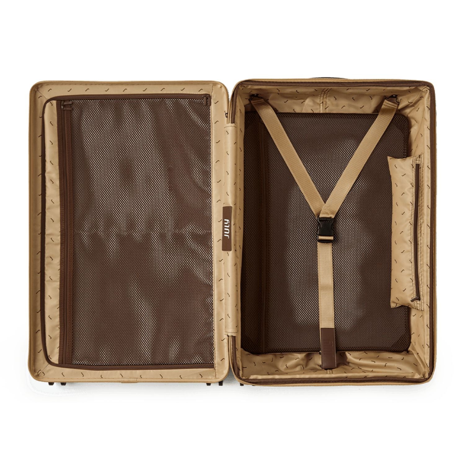July Checked Plus Expandable Polycarbonate 28" Luggage
