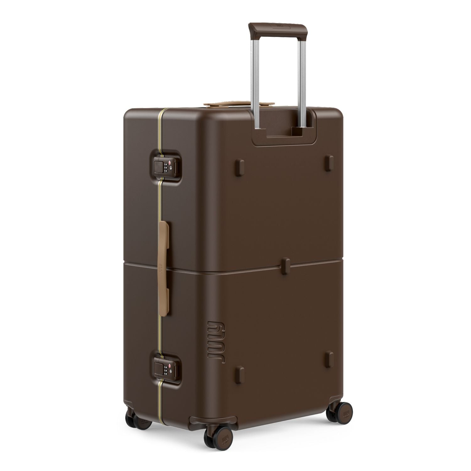 July Checked Plus Trunk Polycarbonate Frame 30" Luggage (SA)
