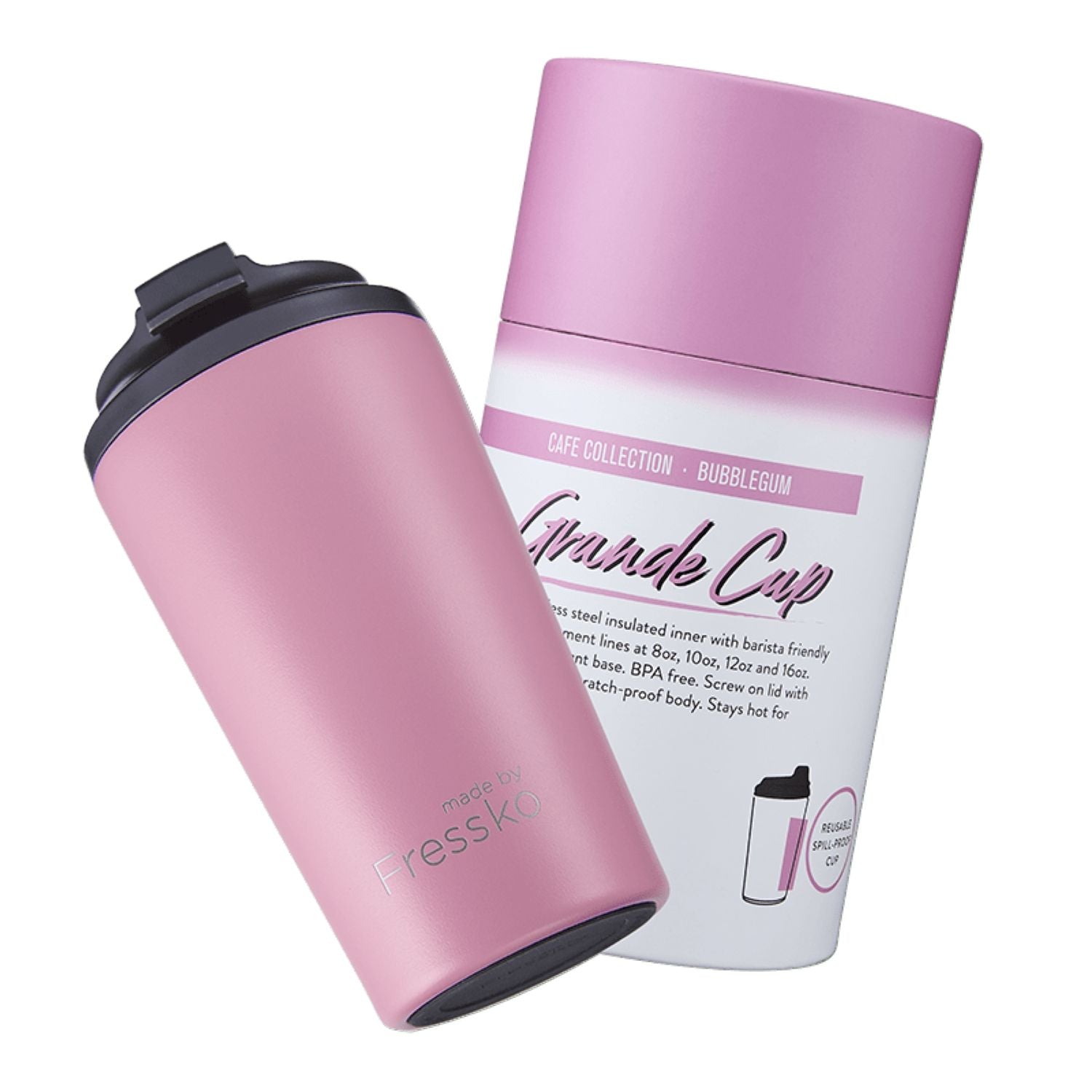 Made By Fressko Grande 16oz Insulated Stainless Steel Cup (SA)