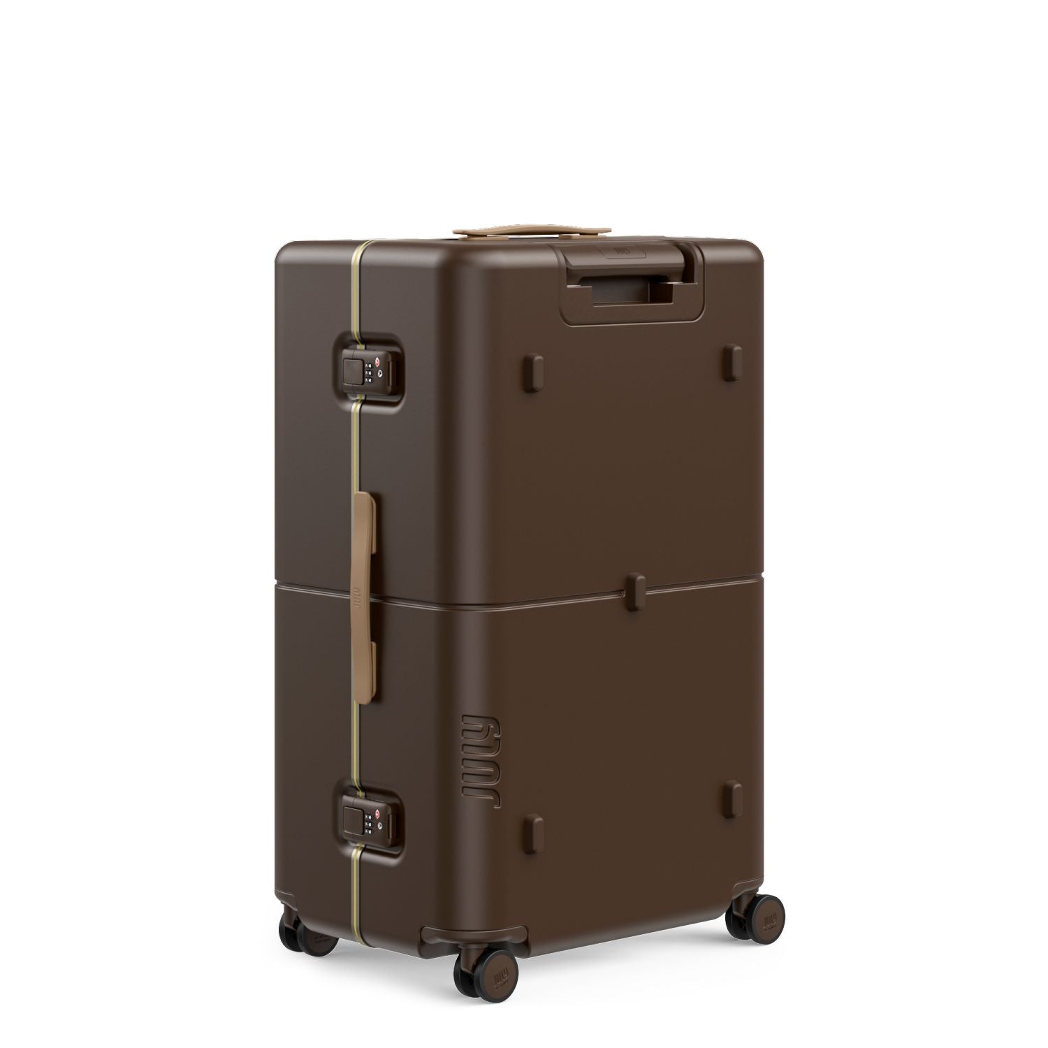 July Checked Plus Trunk Polycarbonate Frame 30" Luggage (SA)