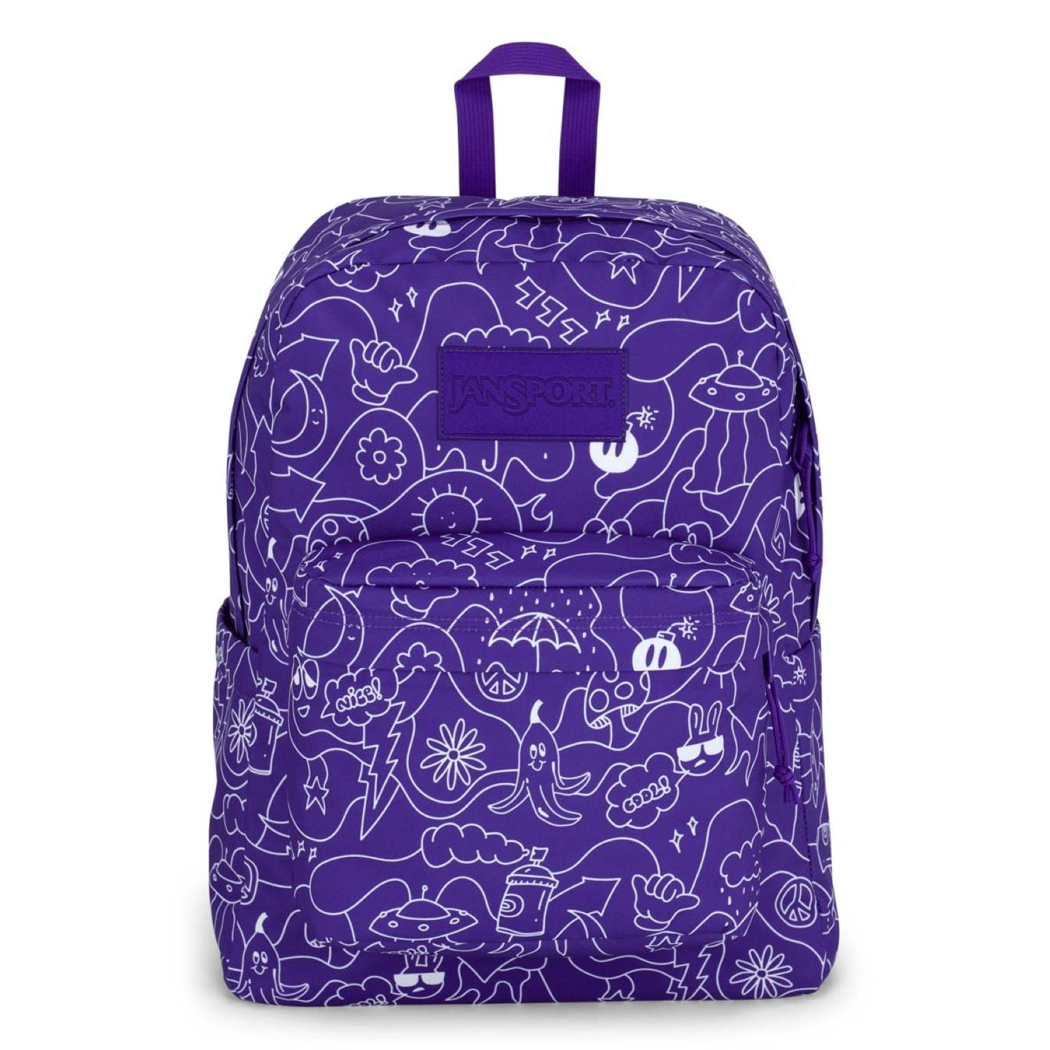 Jansport Superbreak Plus Backpack (Printed 1) (SA)