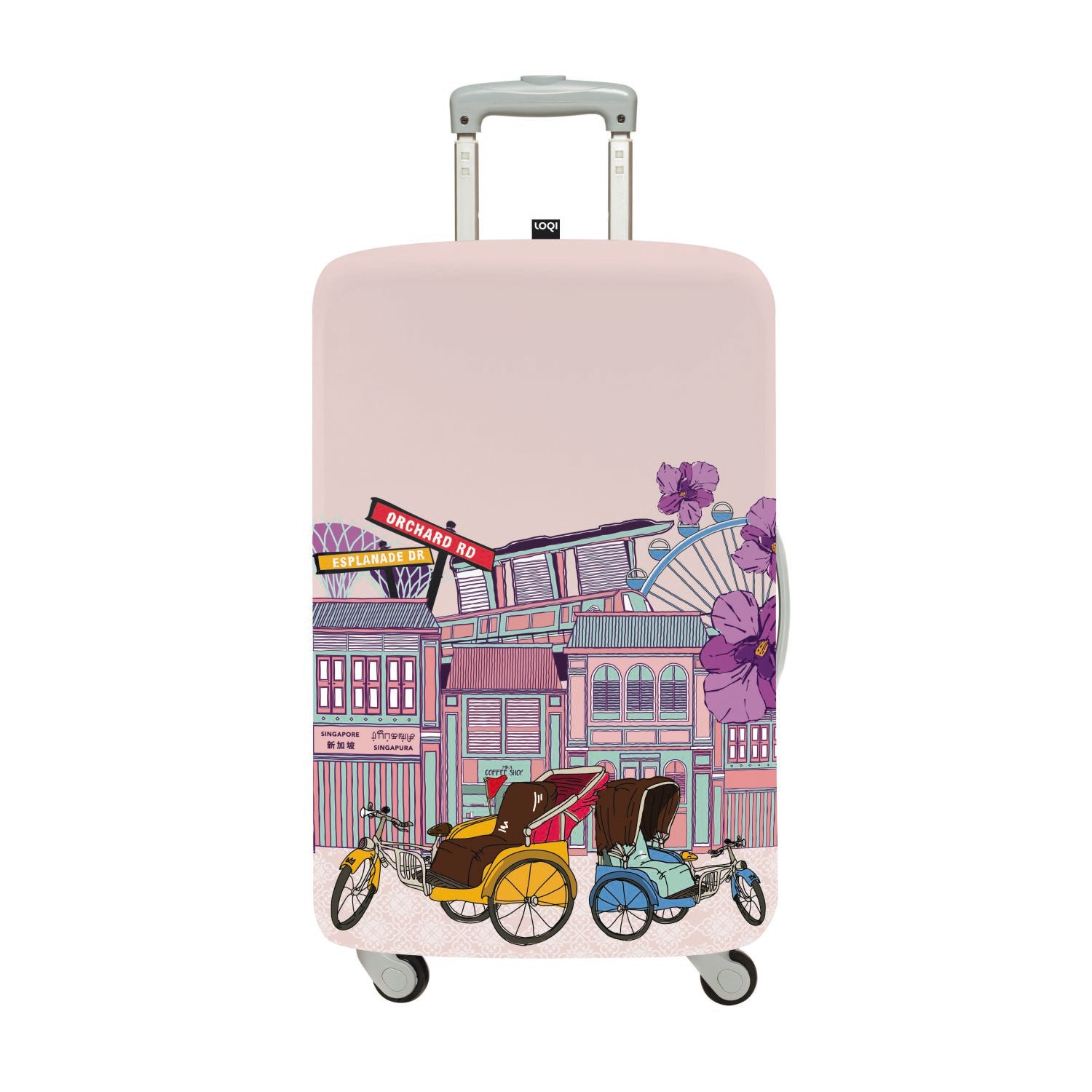 LOQI Urban Large Luggage Cover | LOQI