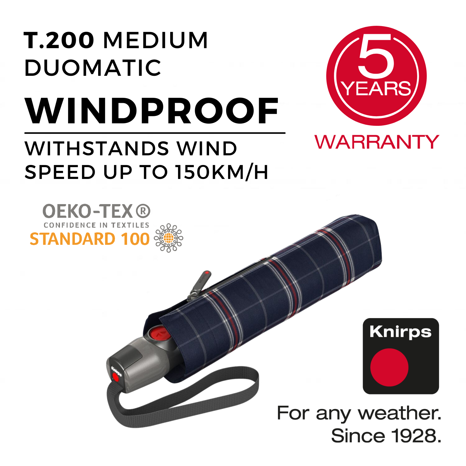 Knirps T.200 Medium Duomatic Umbrella (SA)