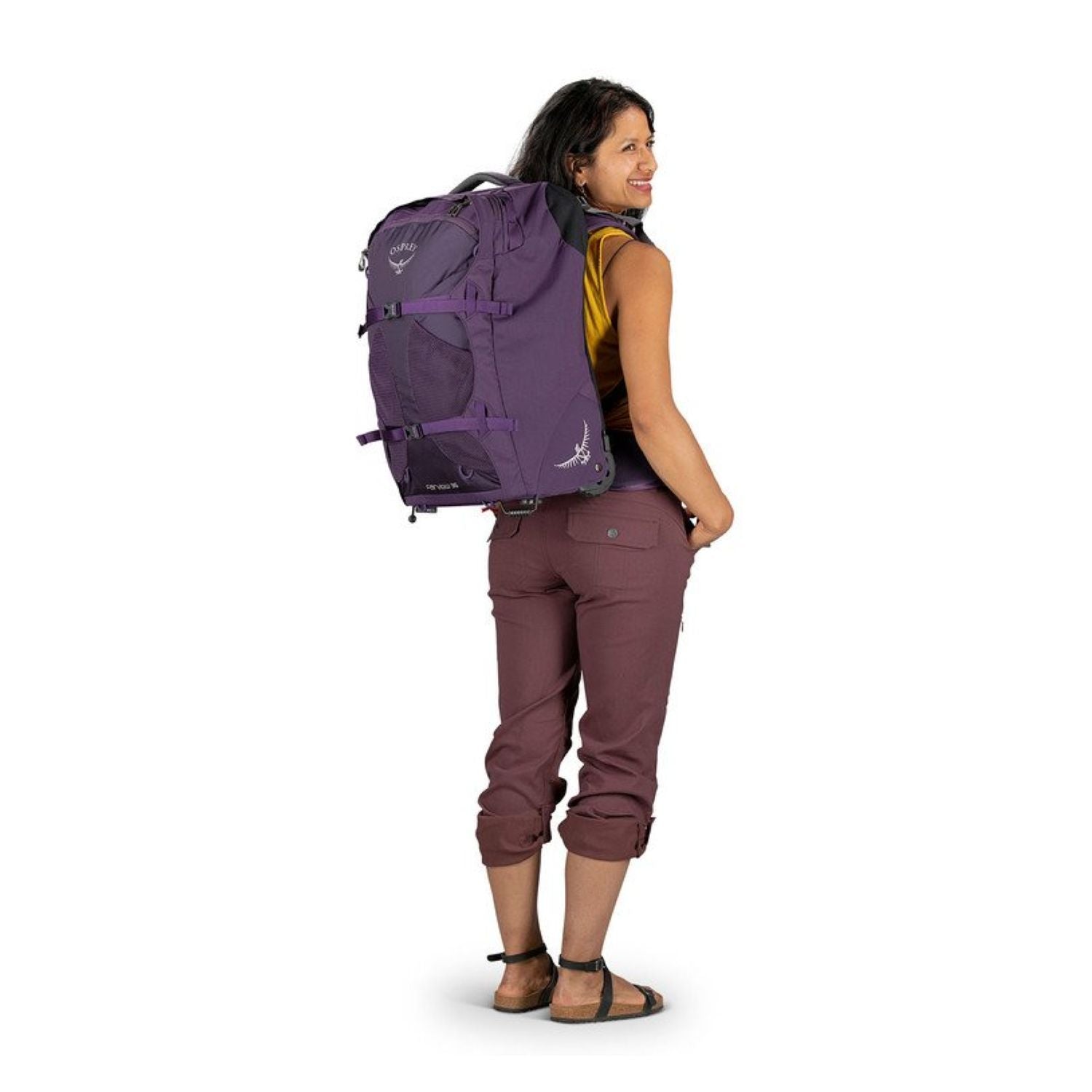 Osprey Fairview Wheeled Travel Pack Carry-On 36 - Women's Convertible Luggage to Backpack | Backpacking Packs, Bags, Bags for Women, Osprey, SGTrek, SGTrek Osprey, Travel Backpacks | Osprey-6