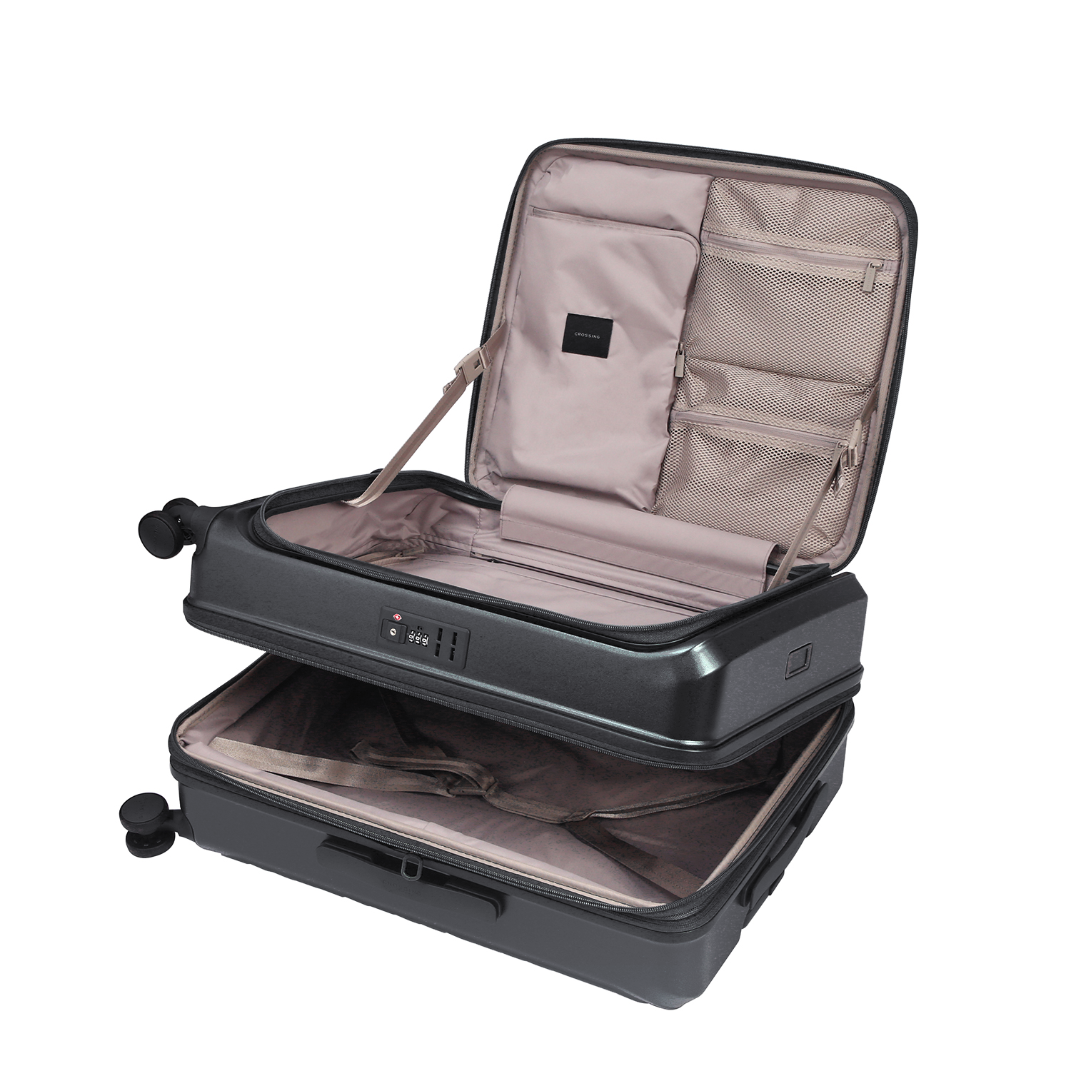 CROSSING INVI 25" Medium Expandable Luggage With Front & Middle Access V3