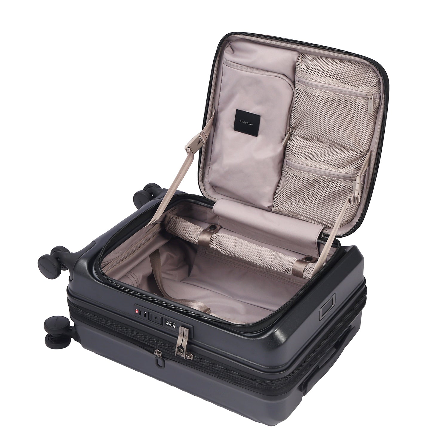 CROSSING INVI 20" Carry On Expandable Luggage With Front & Middle Access V3