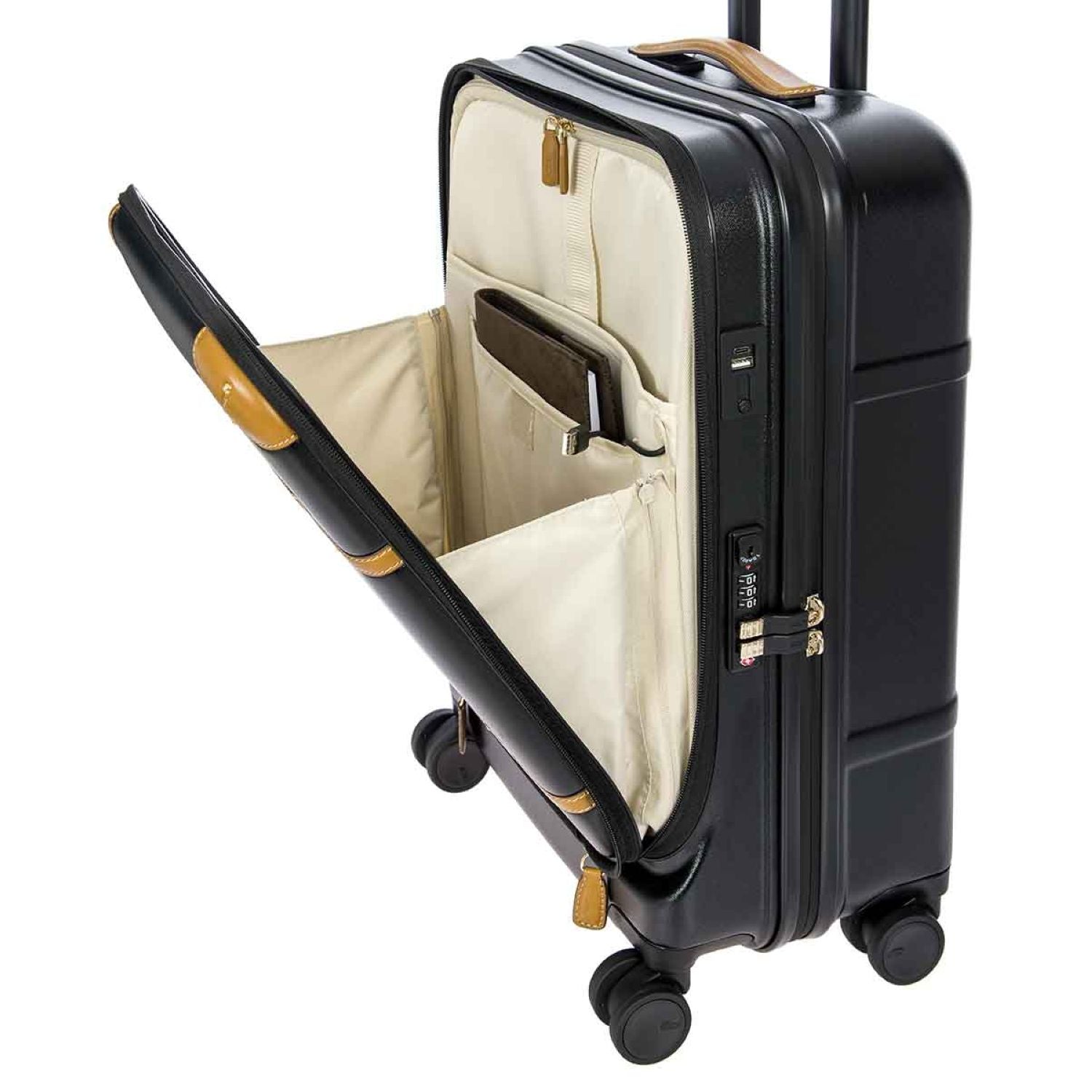 BRIC'S Bellagio 2 21" Carry-On Luggage Spinner And Pocket With USB