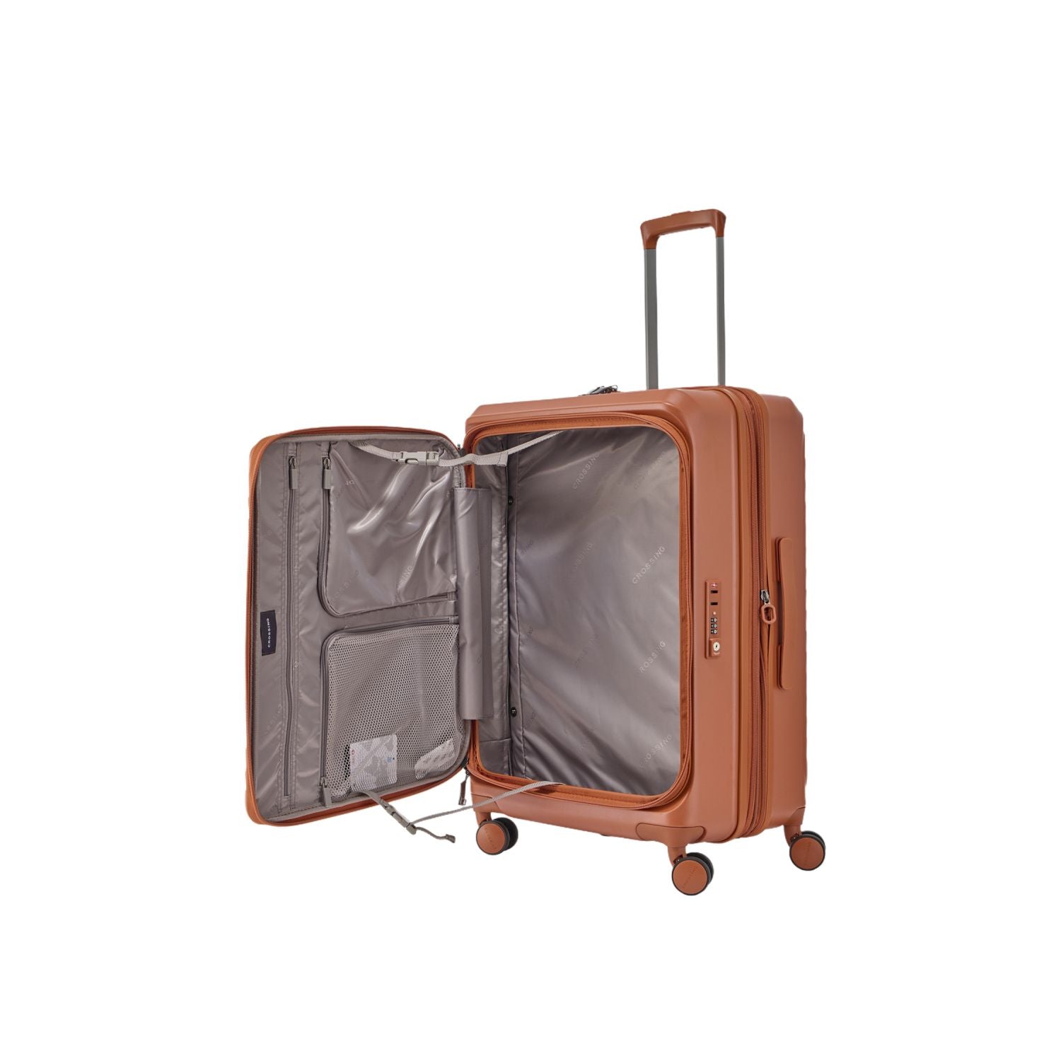 CROSSING INVI 24" Medium Expandable Luggage With Front & Middle Access