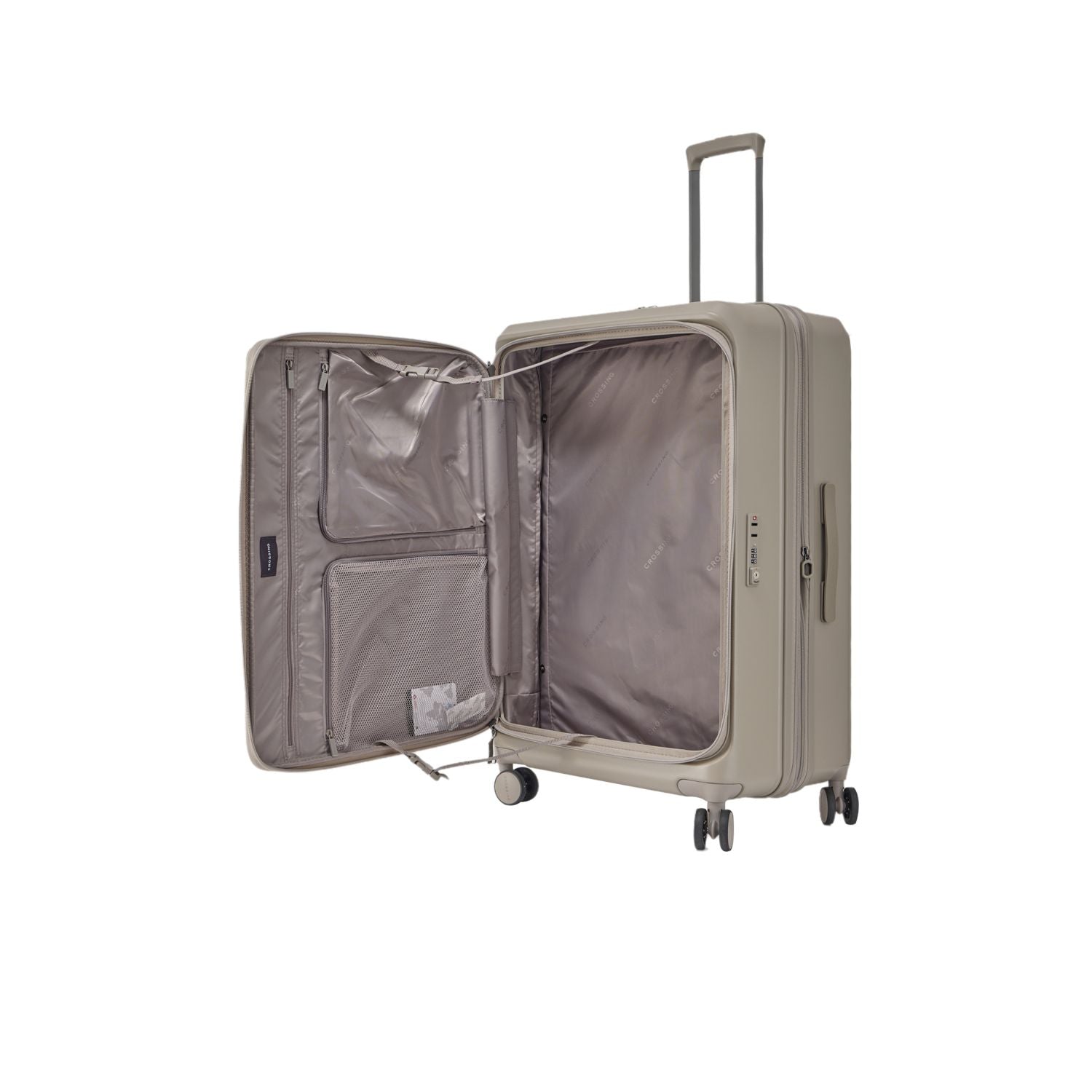 CROSSING INVI 24" Medium Expandable Luggage With Front & Middle Access