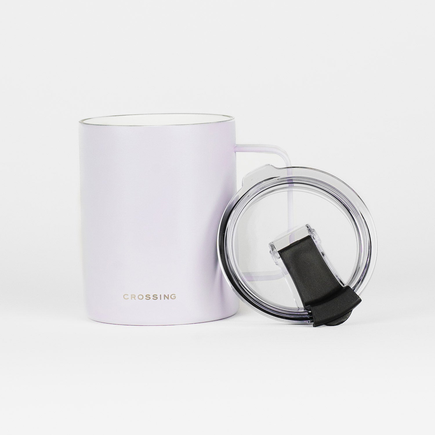 Crossing Neo Insulated S/S Ceramic Mug W Handle And Lid 420ml