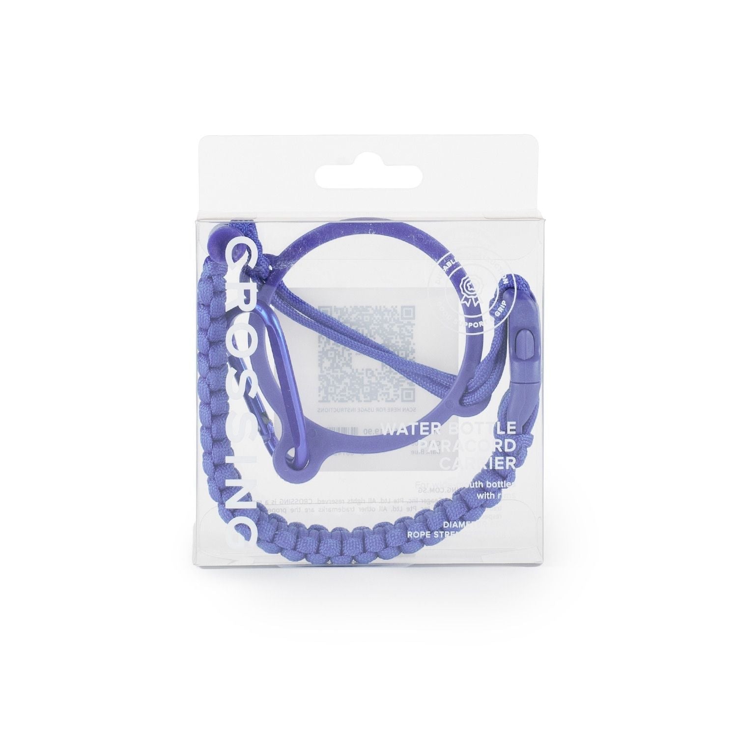 Crossing Paracord Bottle Carrier Strap with Carabiner