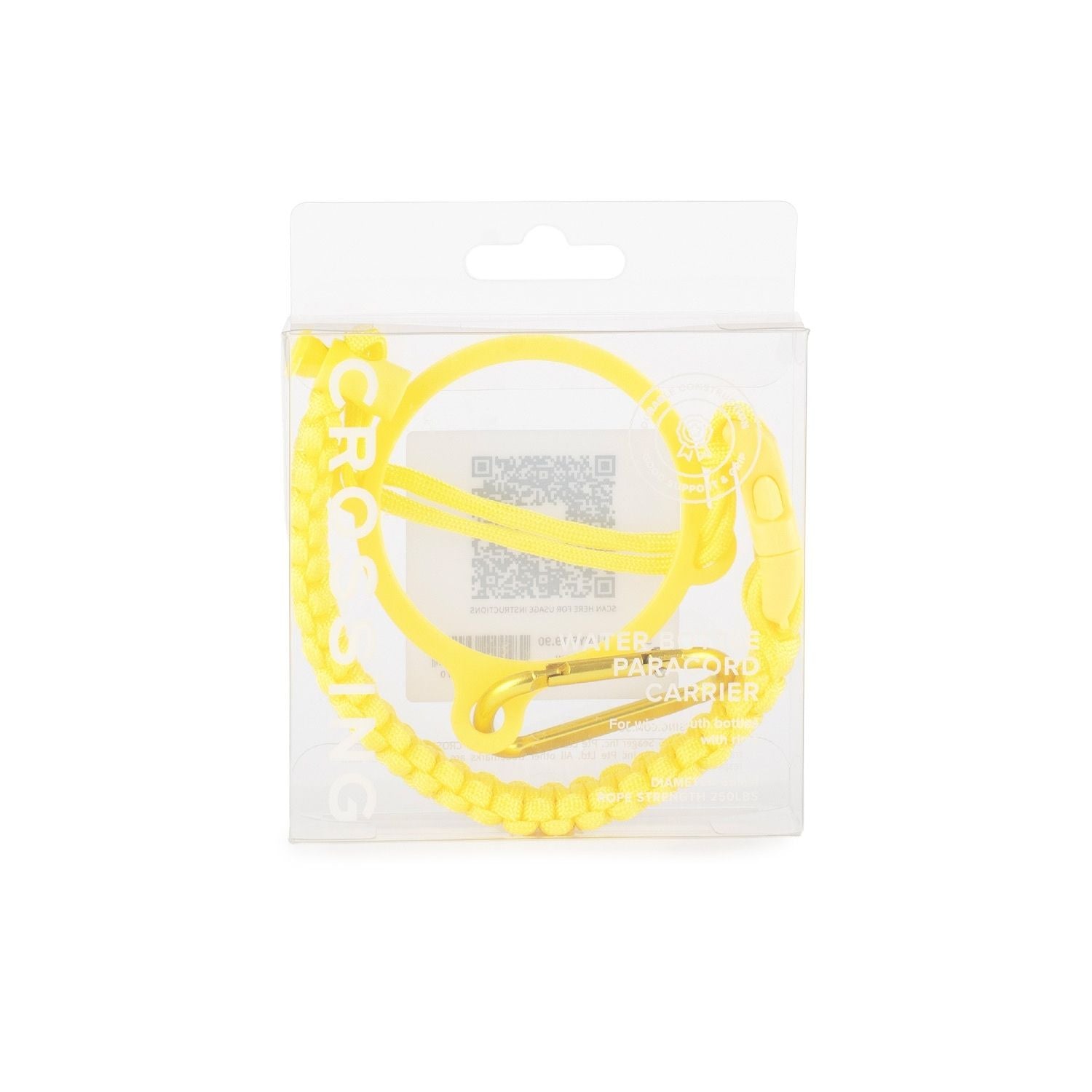 Crossing Paracord Bottle Carrier Strap with Carabiner