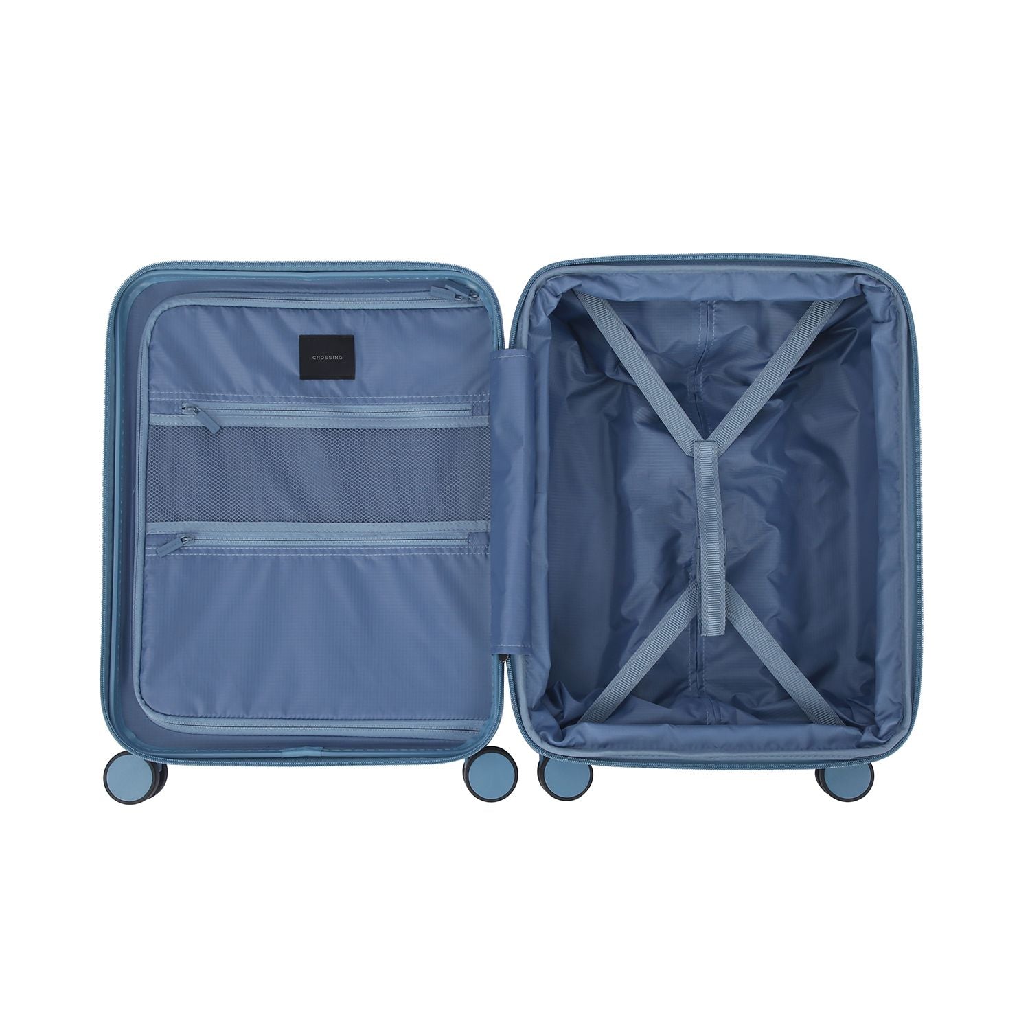 Crossing Vive Polycarbonate Expandable Carry On Luggage T20