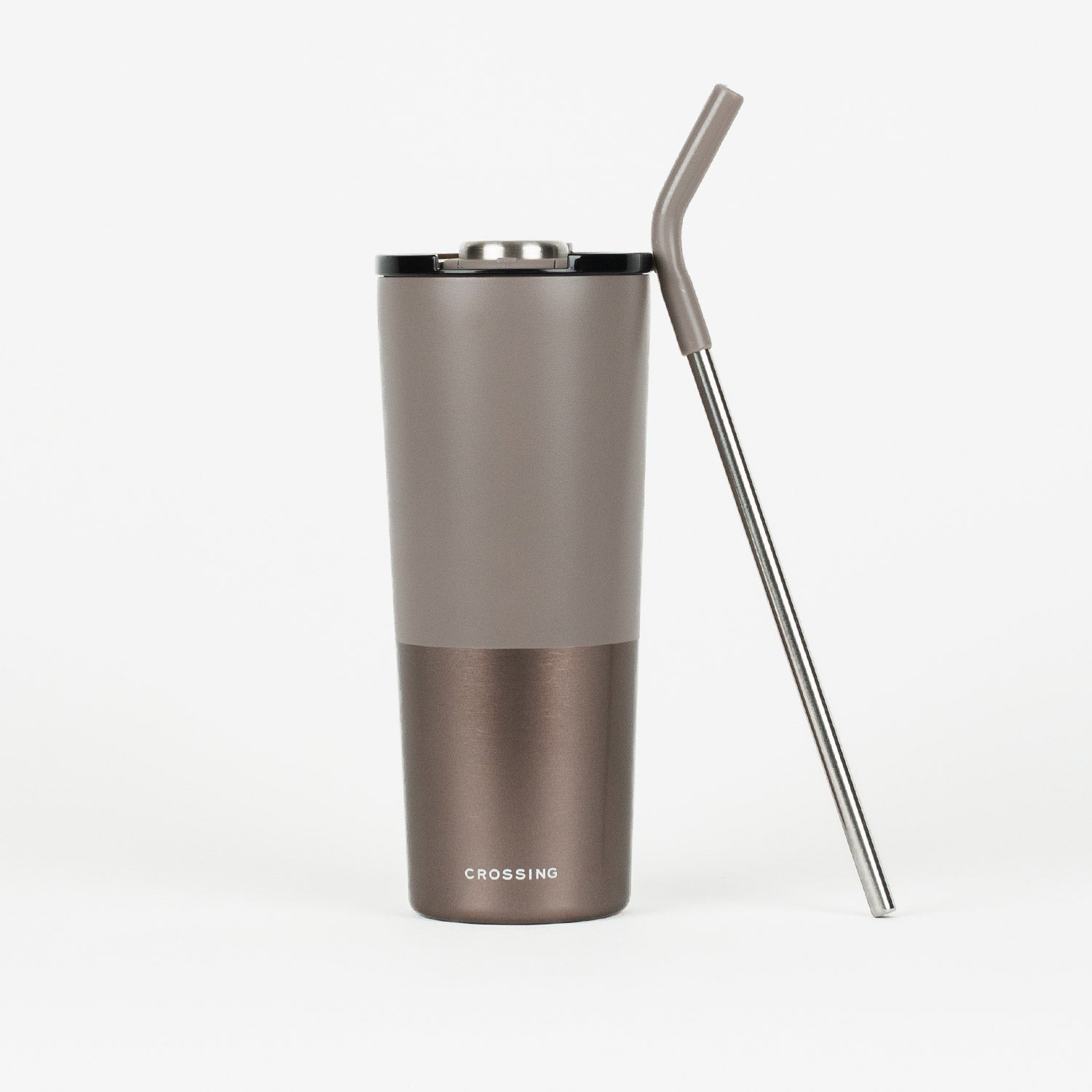 Crossing Volt Insulated Stainless Steel Straw Tumbler 710ML