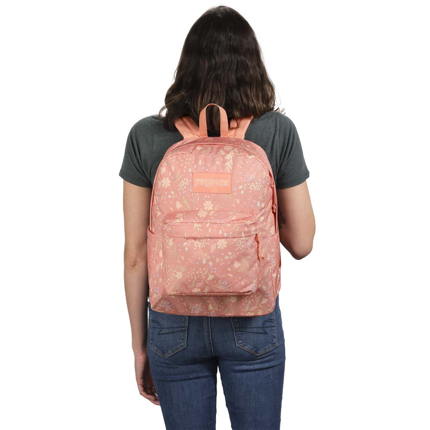 Jansport Superbreak Plus Backpack (Printed 1) (SA)