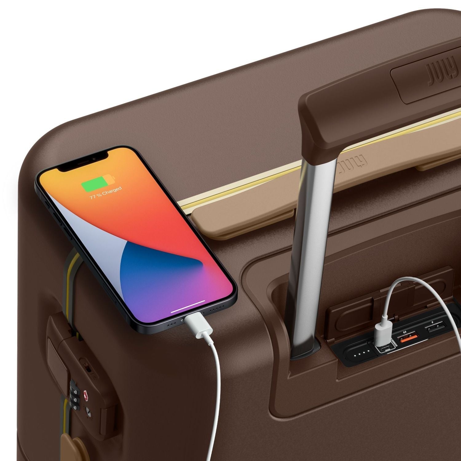 July Carry On Trunk Polycarbonate With Fastcharge USB-C 21" Luggage (SA)