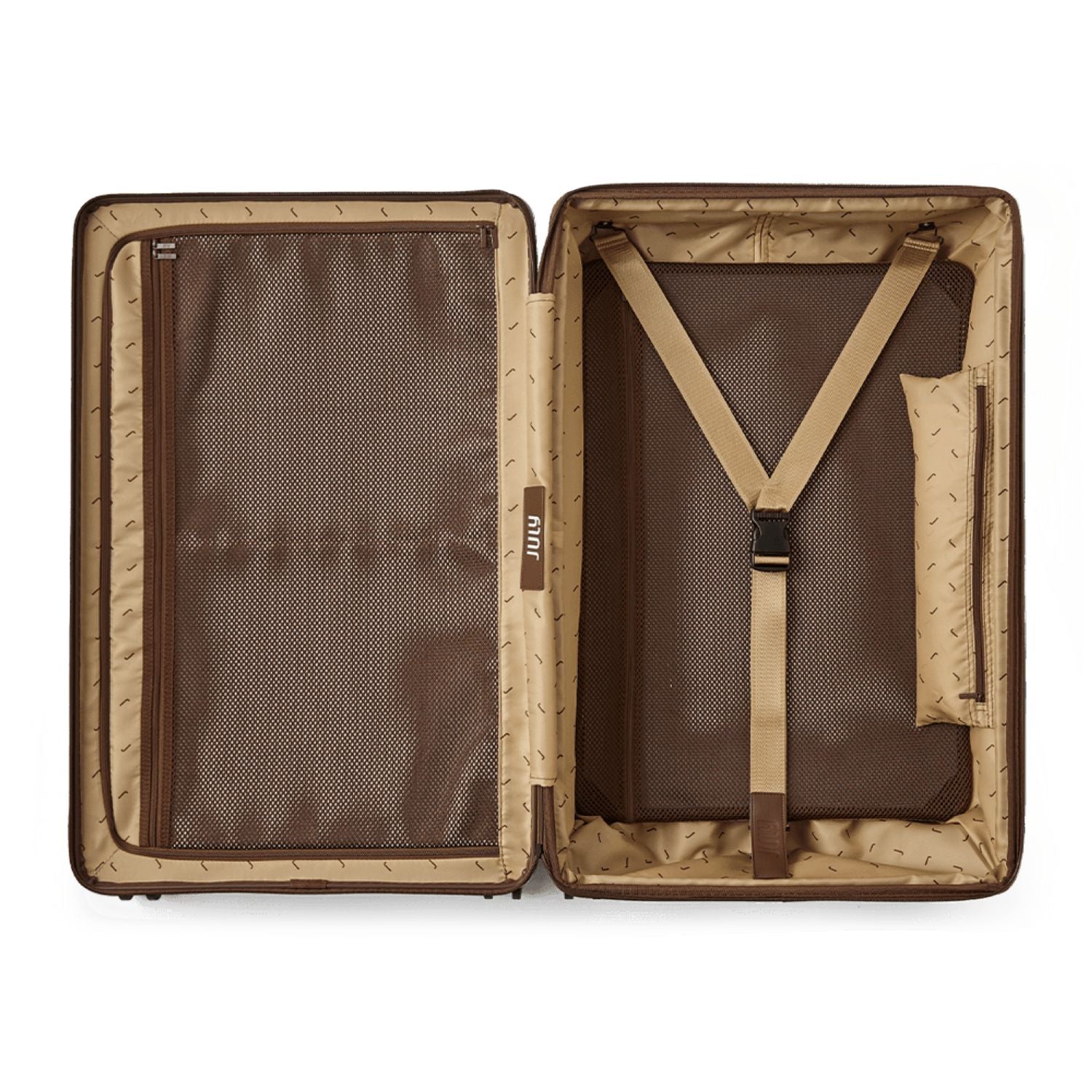 July Checked Plus Expandable Polycarbonate 28" Luggage