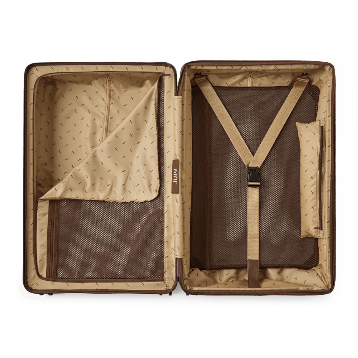 July Checked Plus Expandable Polycarbonate 28" Luggage