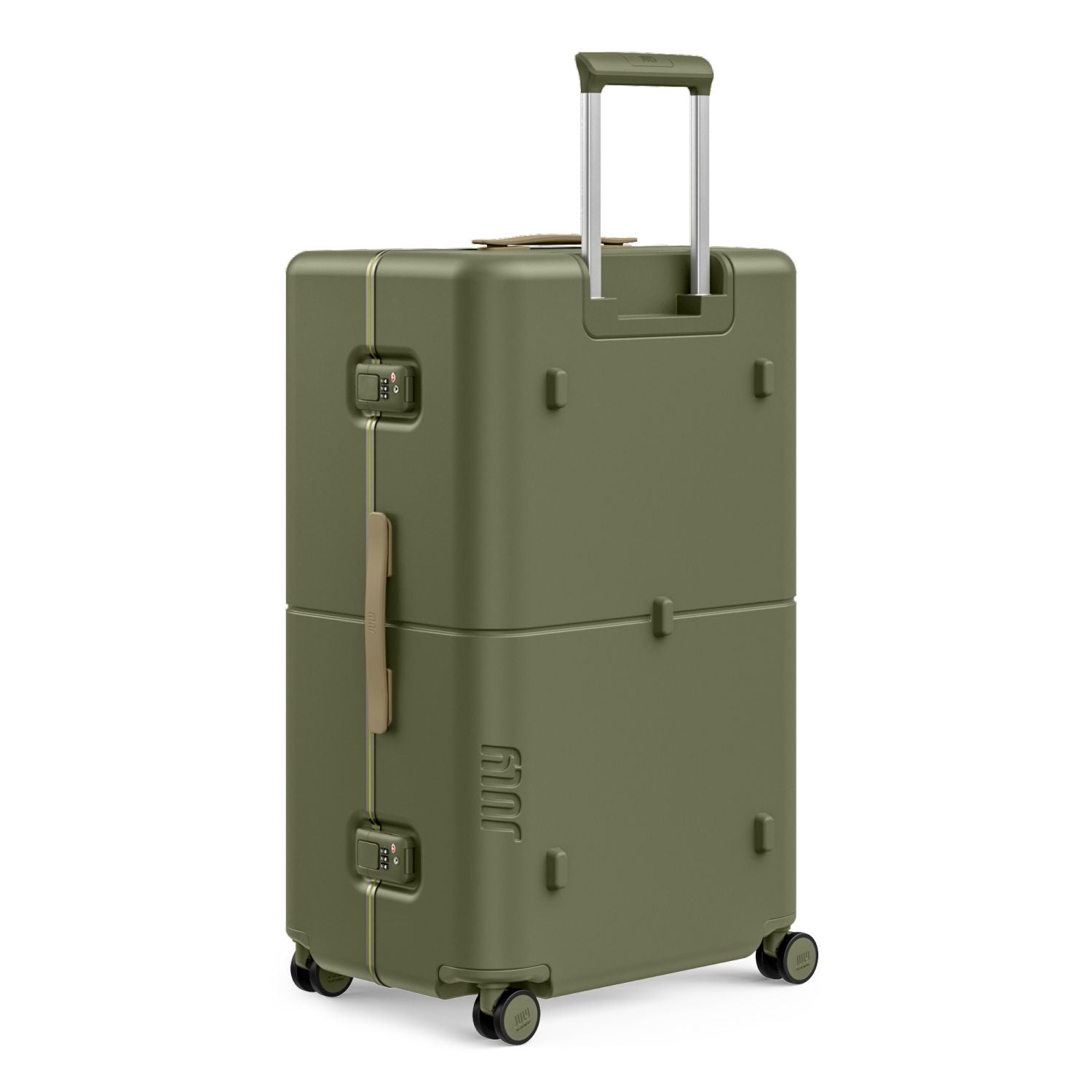July Checked Plus Trunk Polycarbonate Frame 30" Luggage (SA)