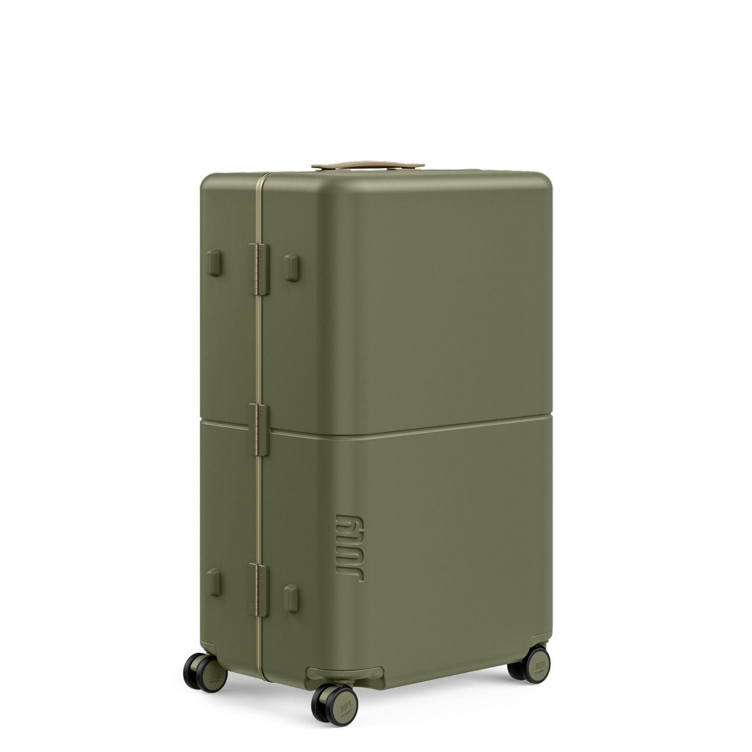 July Checked Plus Trunk Polycarbonate Frame 30" Luggage (SA)