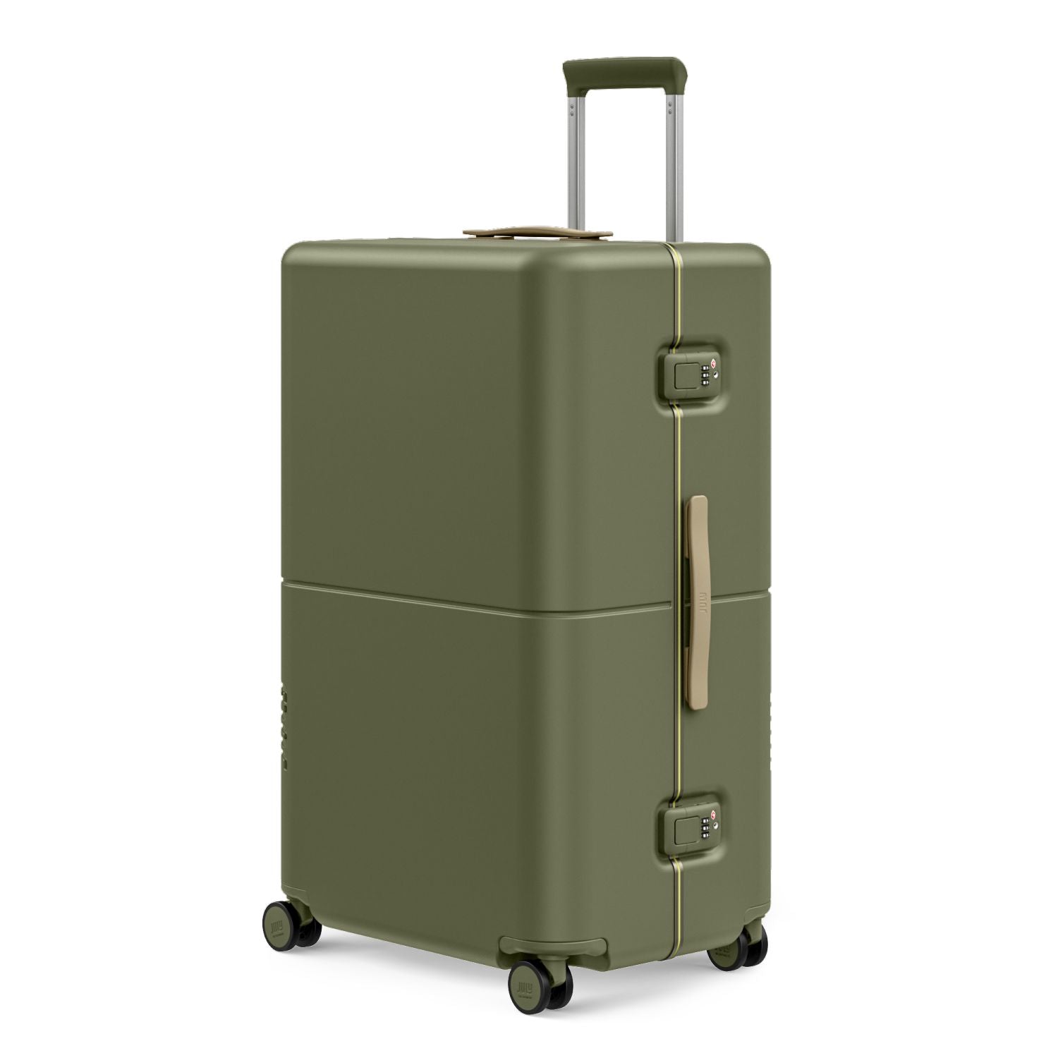 July Checked Plus Trunk Polycarbonate Frame 30" Luggage (SA)