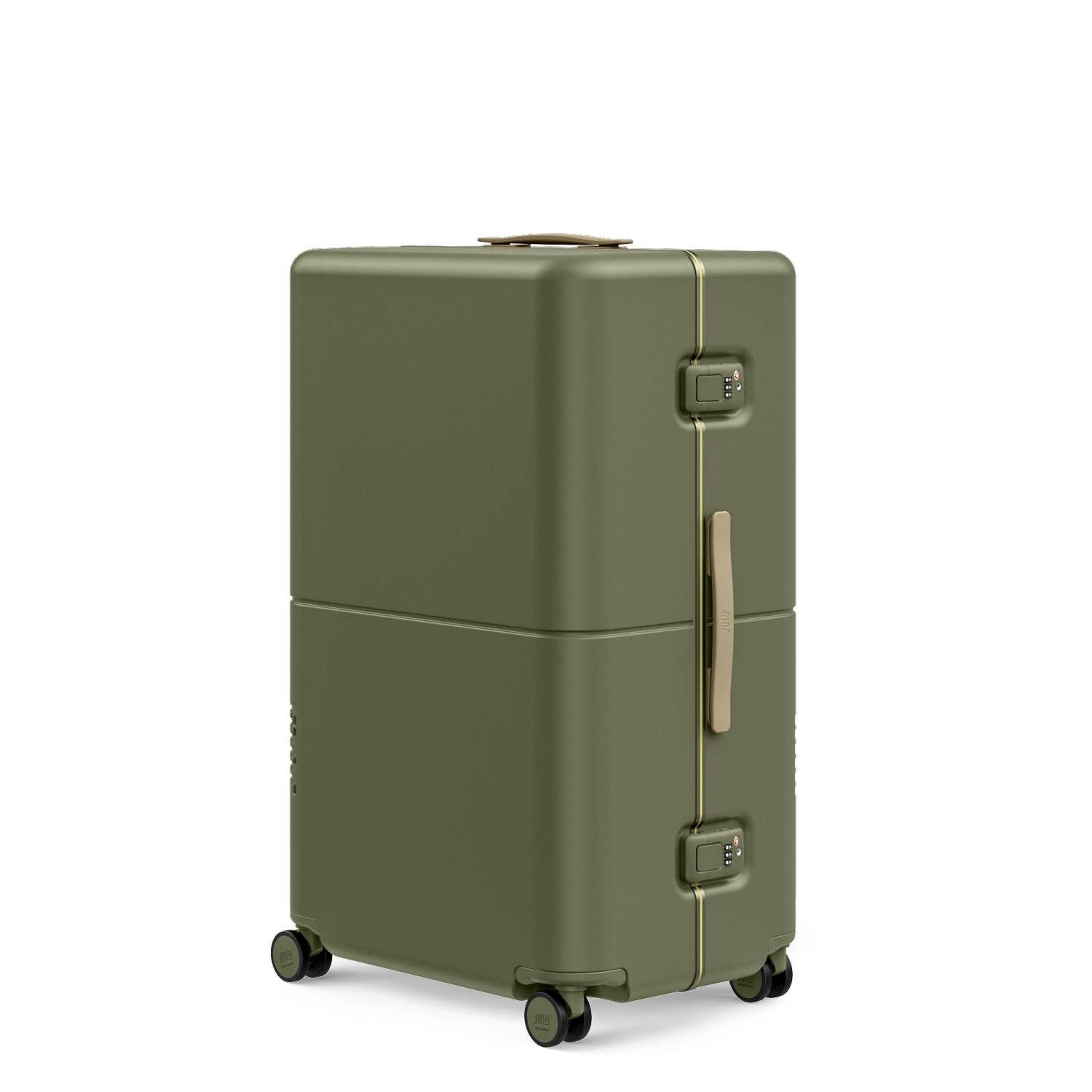 July Checked Plus Trunk Polycarbonate Frame 30" Luggage (SA)