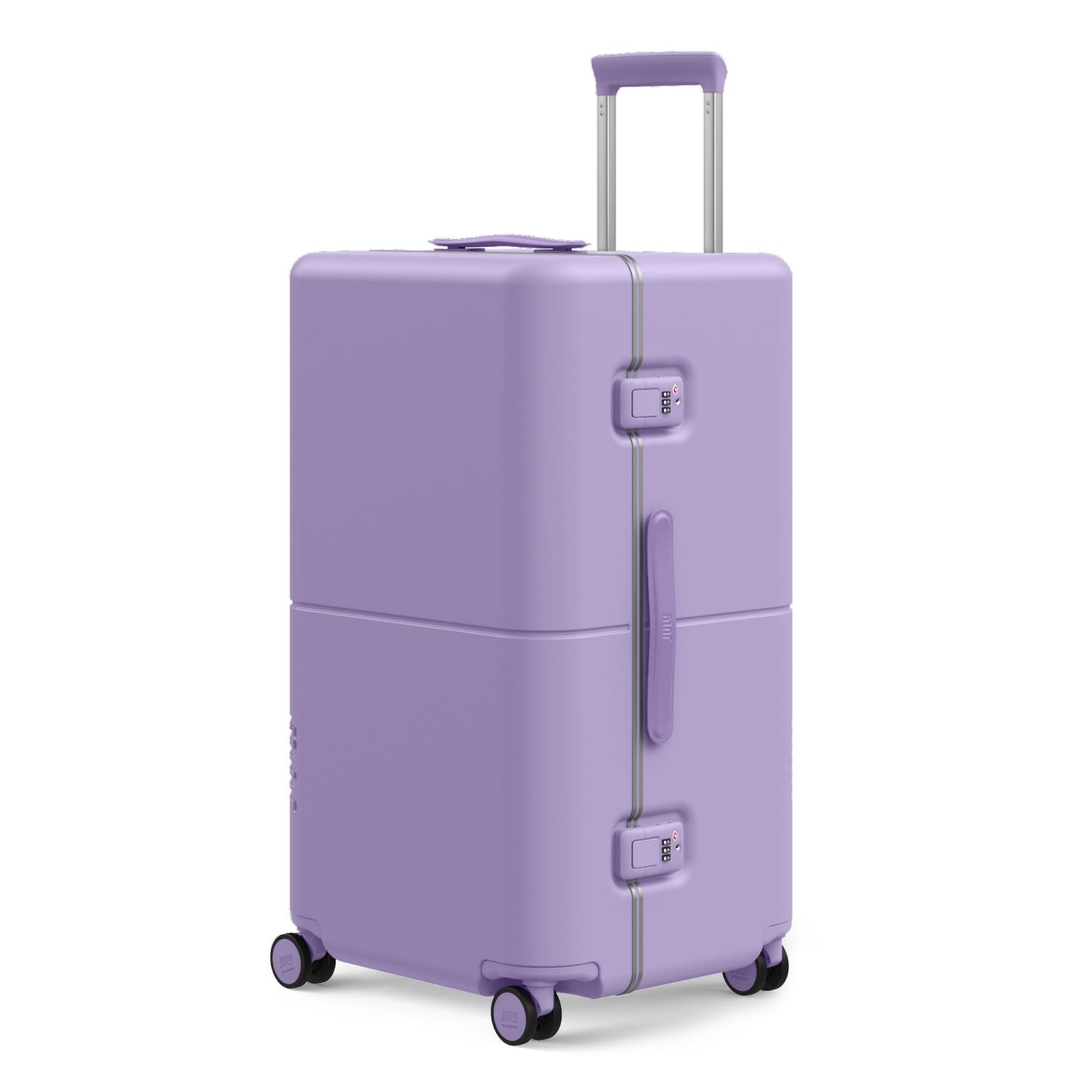 July Checked Trunk Polycarbonate Frame 28" Luggage