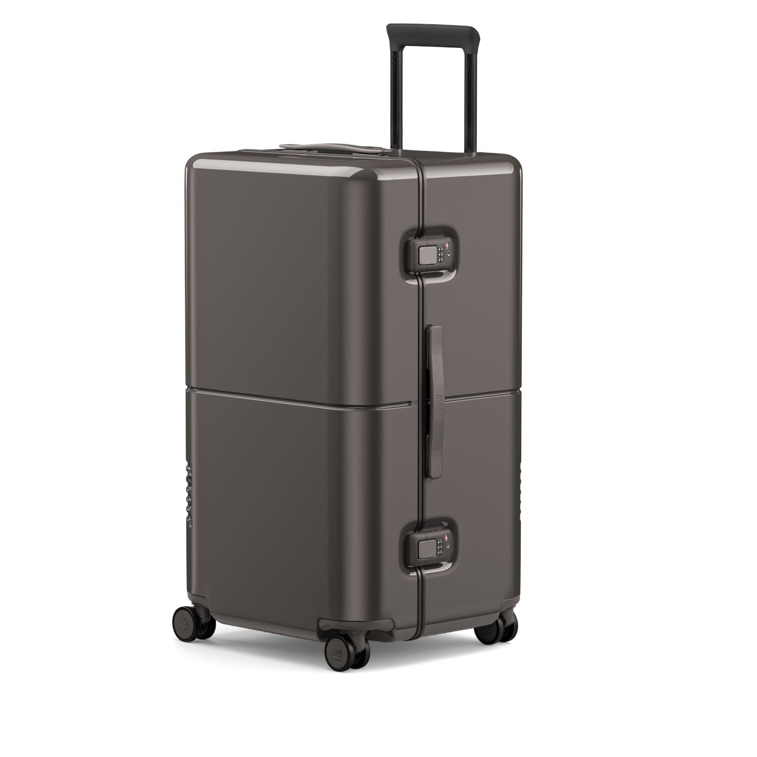 July Checked Trunk Polycarbonate Frame 28" Luggage