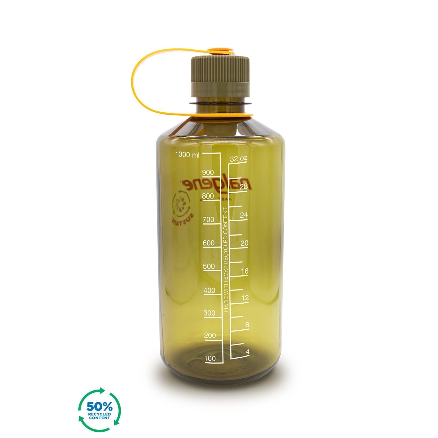 Nalgene 32oz Narrow Mouth Water Bottle (Plain) (SA)