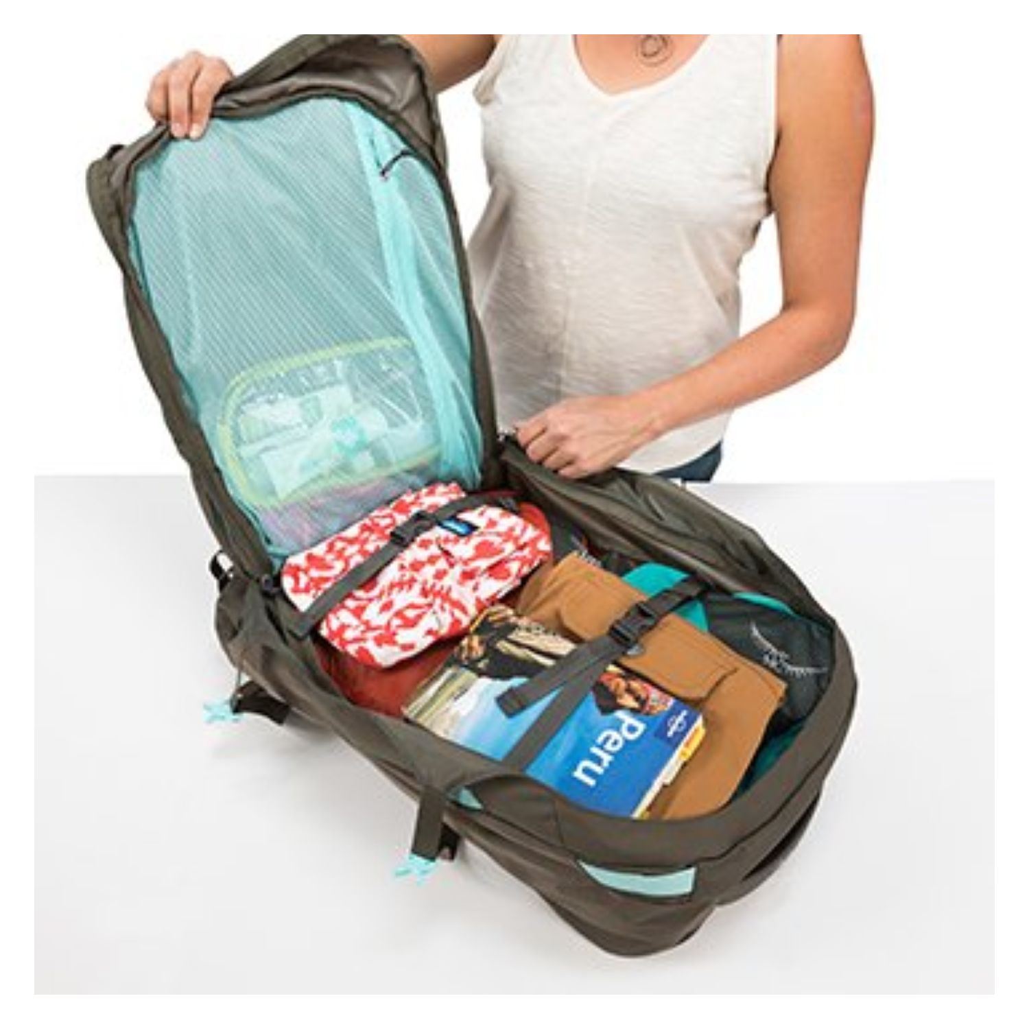 Osprey Fairview Travel Pack 55 Backpack - Extra Small/Small - Women's Travel - Trekking | Backpacking Packs, Bags, Bags for Women, Osprey, SGTrek, SGTrek Osprey, Travel Backpacks | Osprey-14