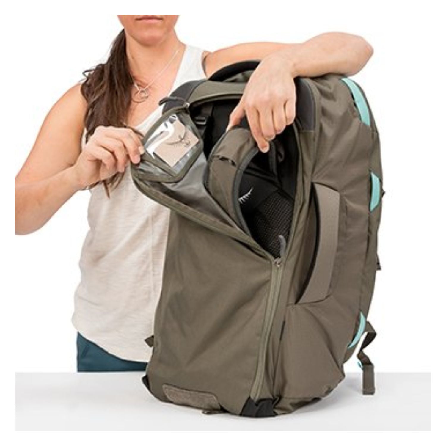 Osprey Fairview Travel Pack 55 Backpack - Extra Small/Small - Women's Travel - Trekking | Backpacking Packs, Bags, Bags for Women, Osprey, SGTrek, SGTrek Osprey, Travel Backpacks | Osprey-15