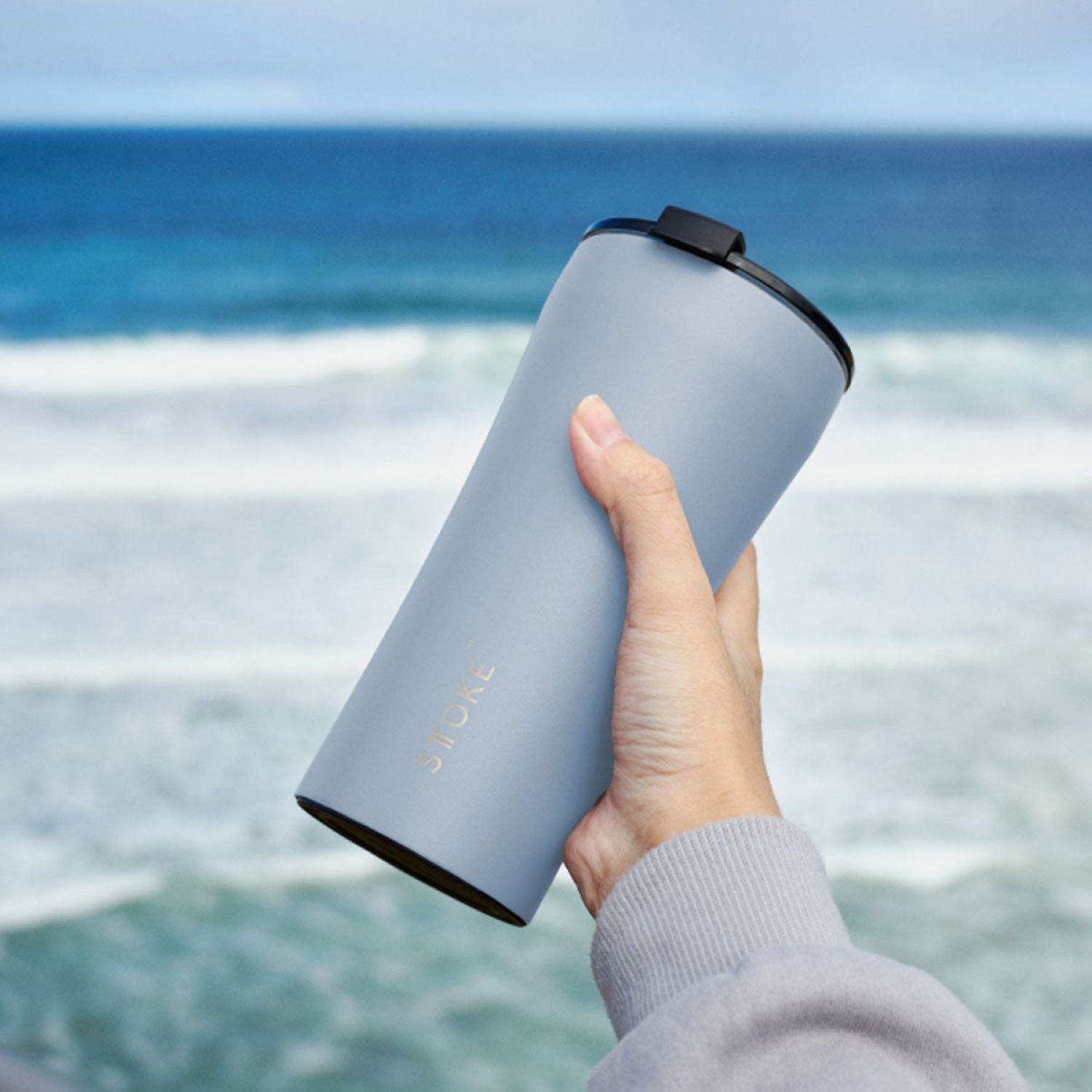 STTOKE Limited Edition Leakproof Ceramic Insulated Cup Powder Coating 16oz