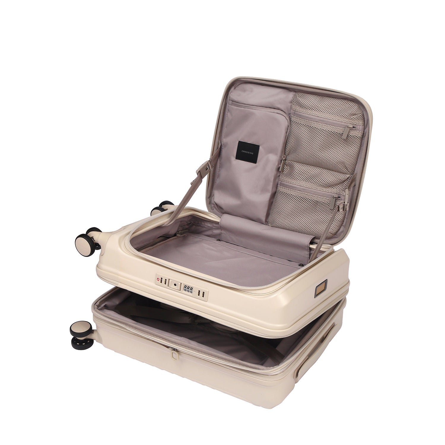 CROSSING INVI 20" Carry On Expandable Luggage With Front & Middle Access V3