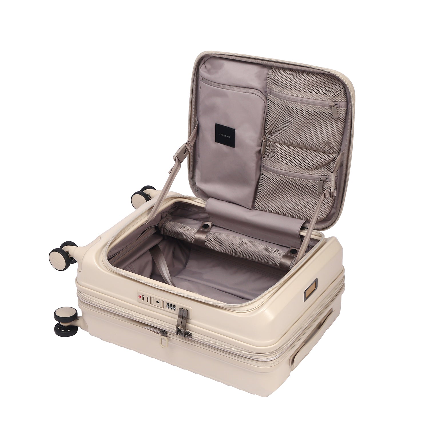 CROSSING INVI 20" Carry On Expandable Luggage With Front & Middle Access V3