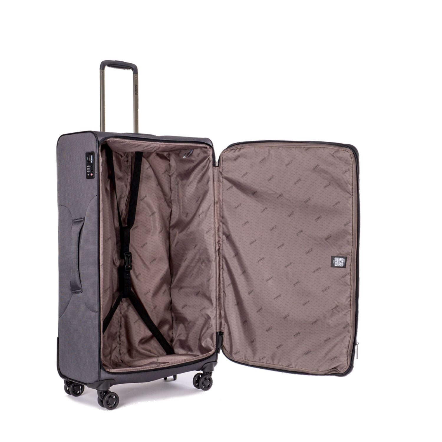 Stratic Bendigo Light + Suitcase L With Front Access Opening