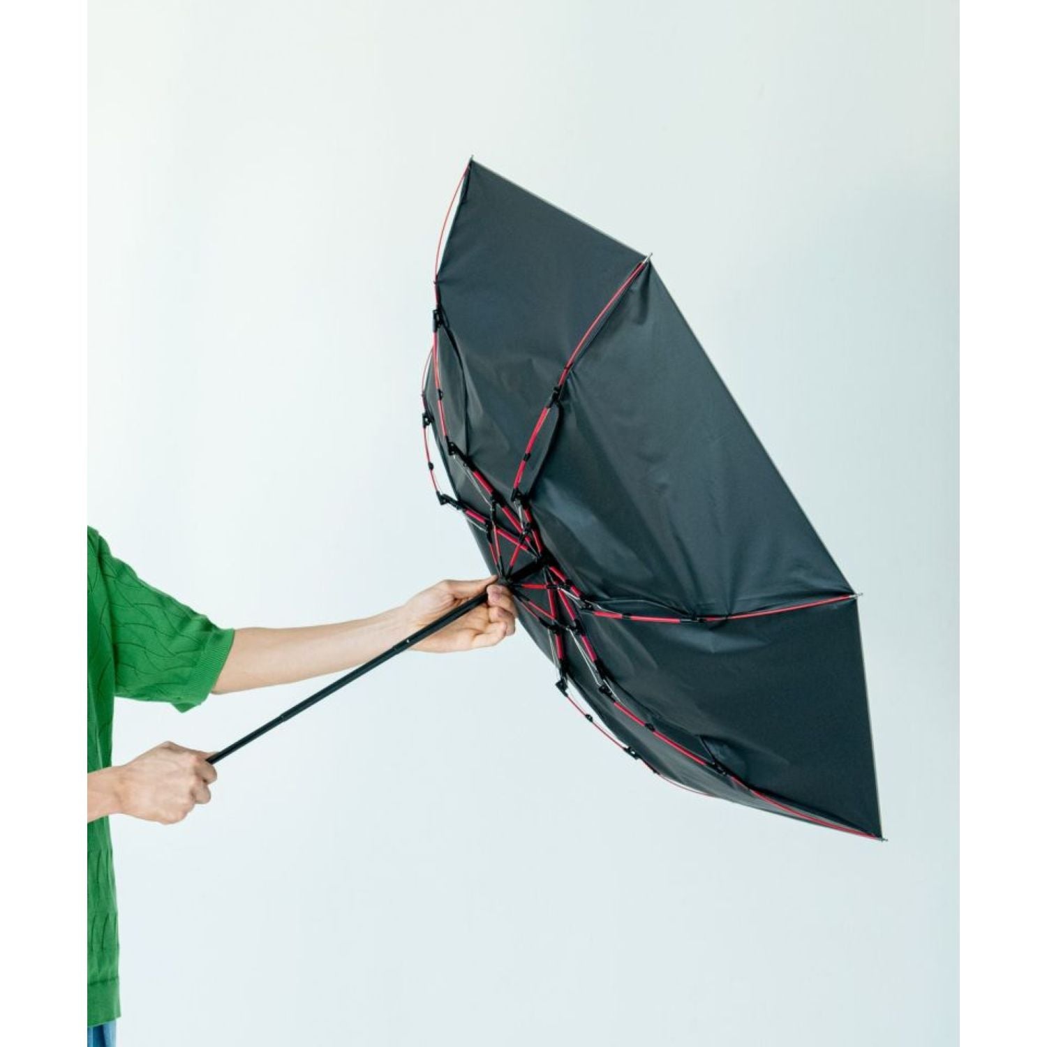 WPC IZA Wind Resistance UV Protection UPF 50+ Men's Umbrella 55cm