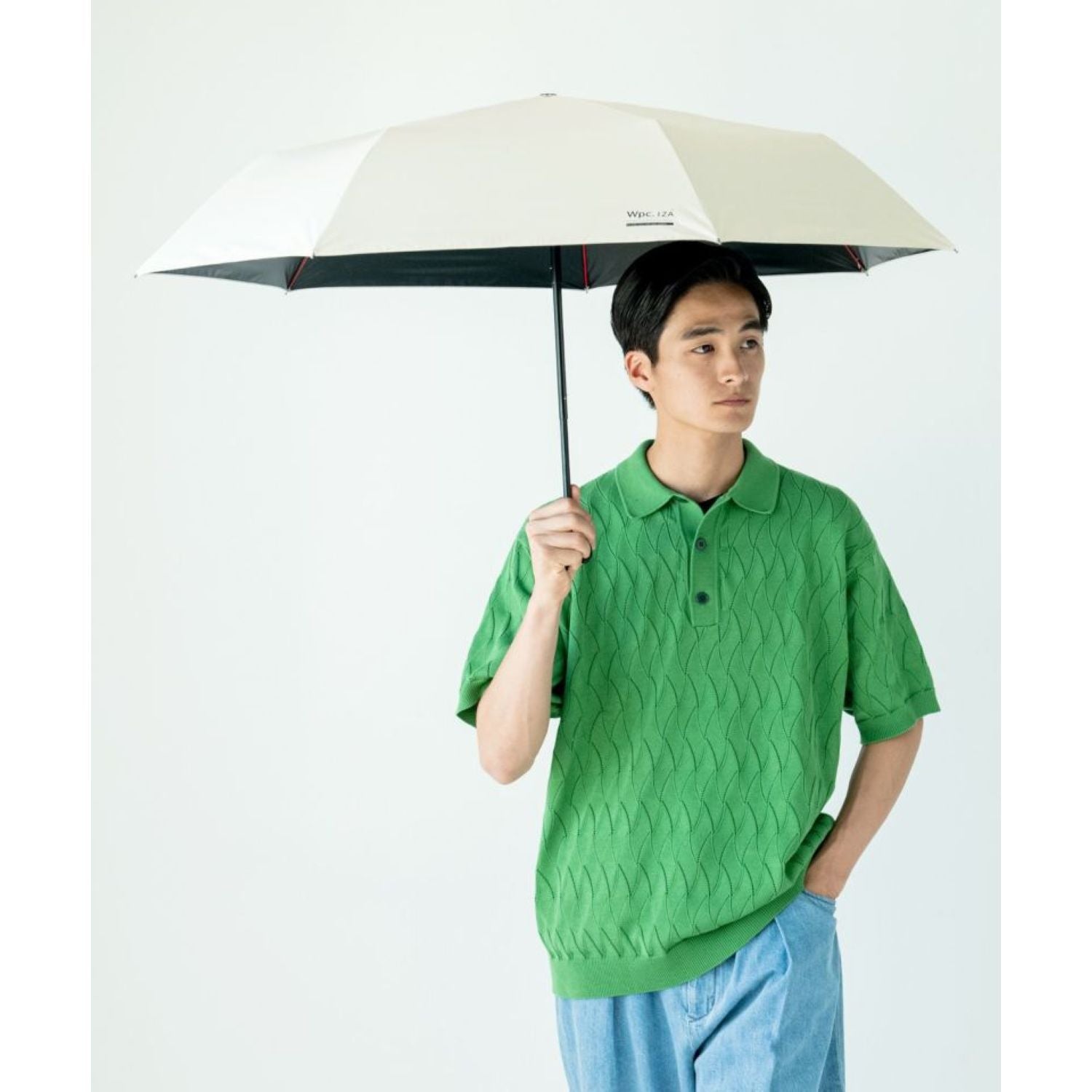 WPC IZA Wind Resistance UV Protection UPF 50+ Men's Umbrella 55cm