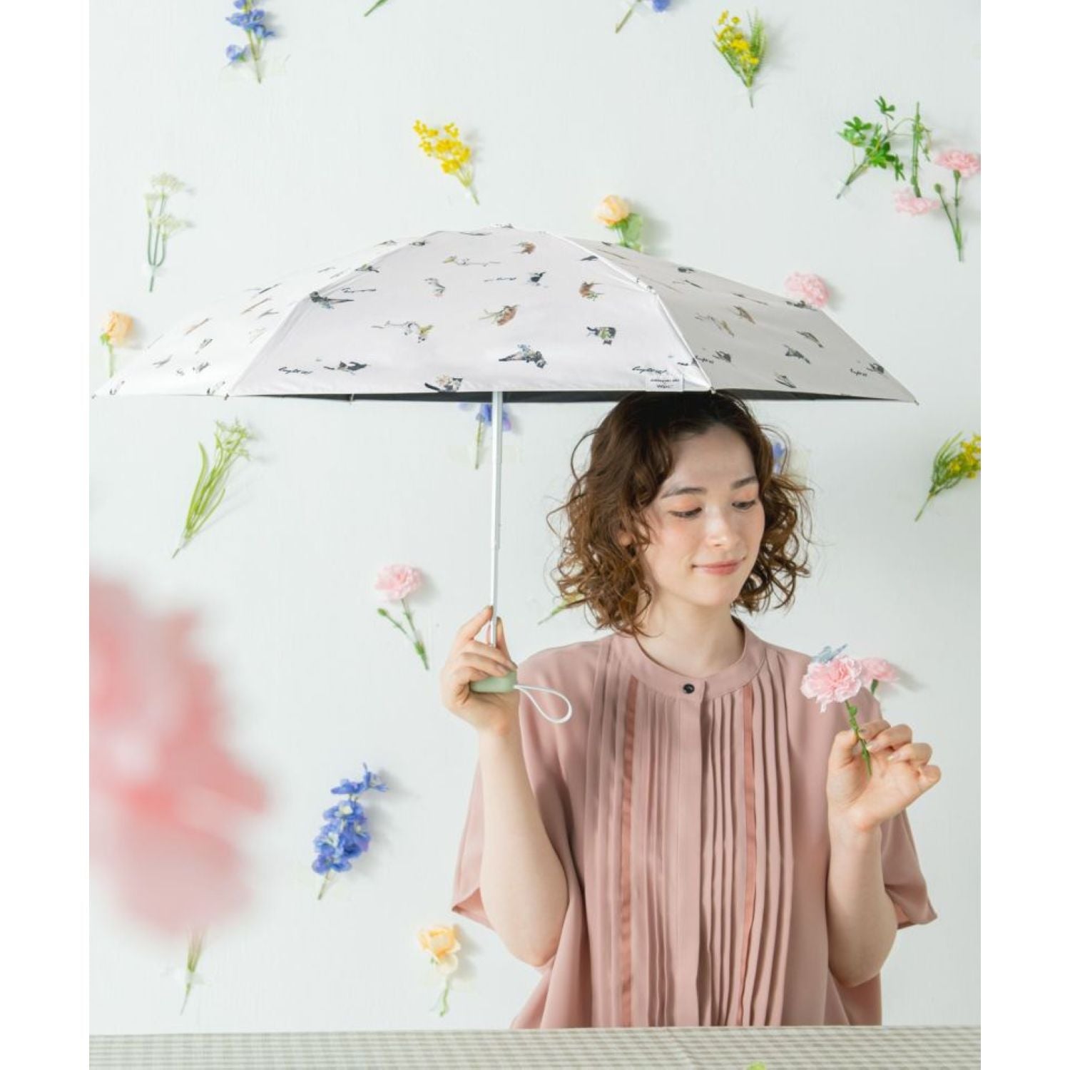 WPC X Masayuki Oki Neko UV Protection UPF 50+ Umbrella 47cm