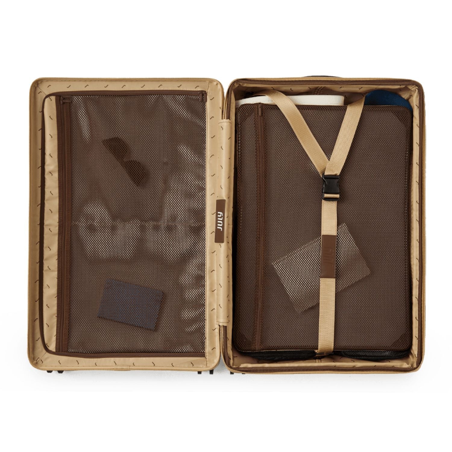 July Checked Plus Expandable Polycarbonate 28" Luggage
