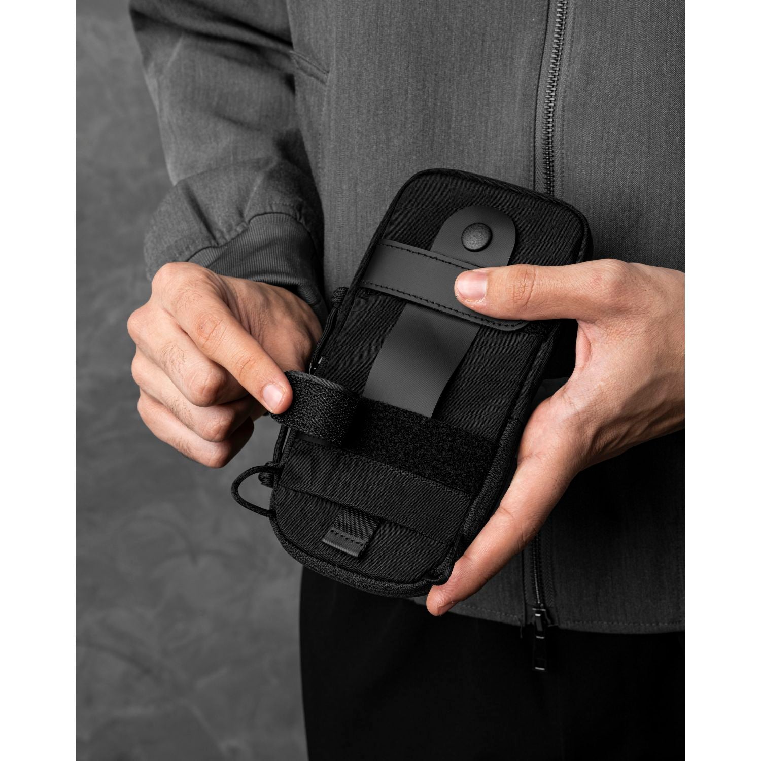 ALPAKA Modular Shoulder Pocket Slim Nylon Washed