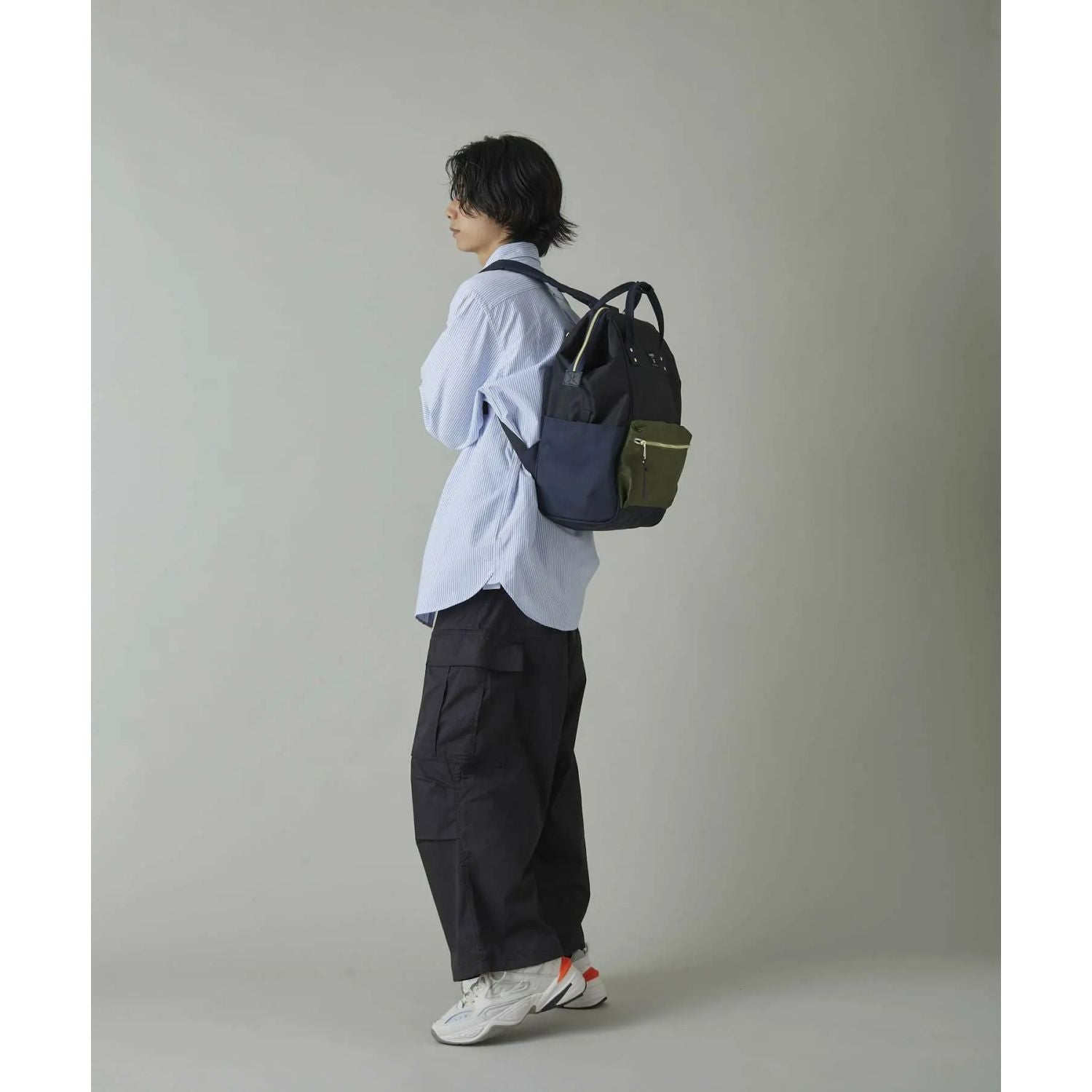 Anello Cross Bottle Kuchigane Backpack L