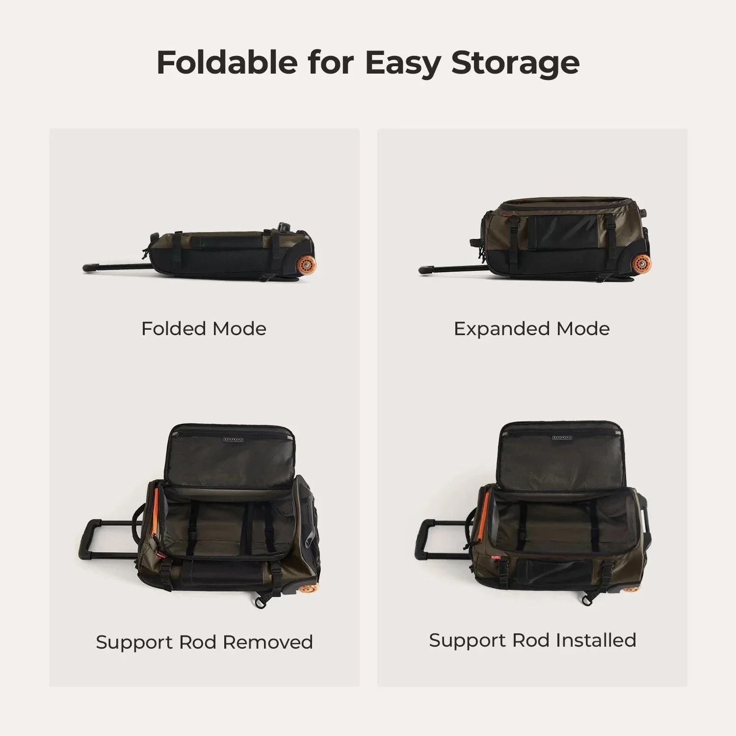 Bagsmart Blast Roller Backpack 43L