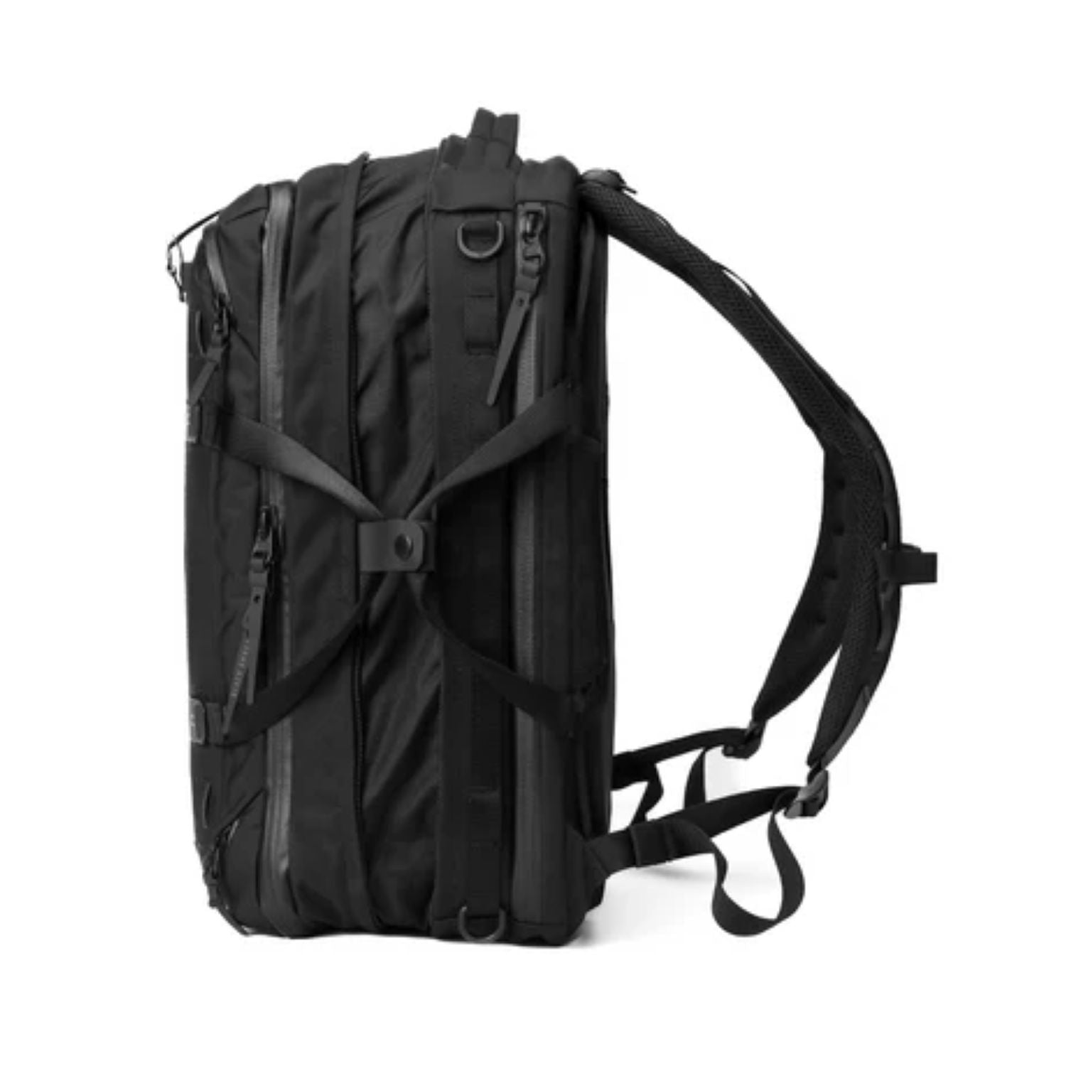 Black Ember Forge Convertible Travel Backpack Embertex Pfas Free 30-40L