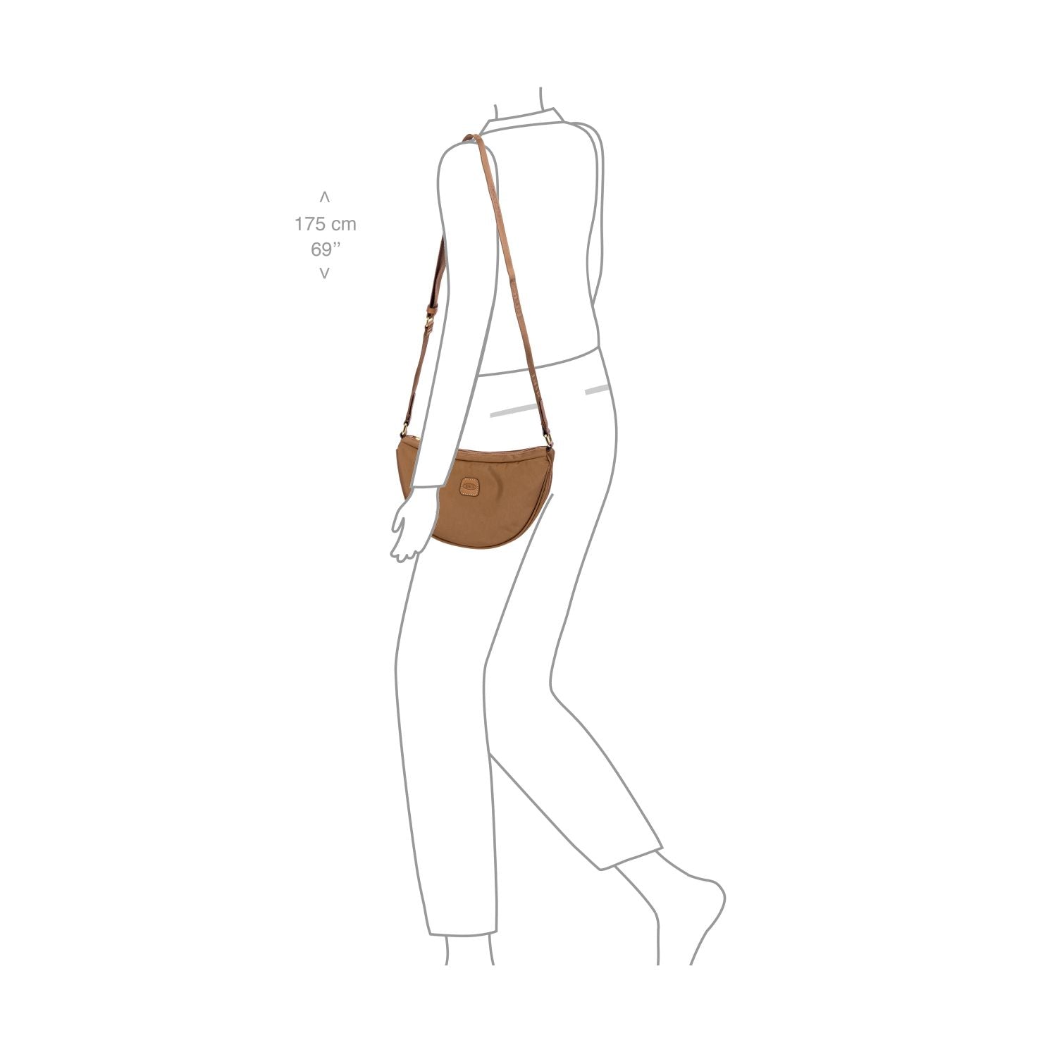 BRIC'S X-Bag Half Moon Bag - Small