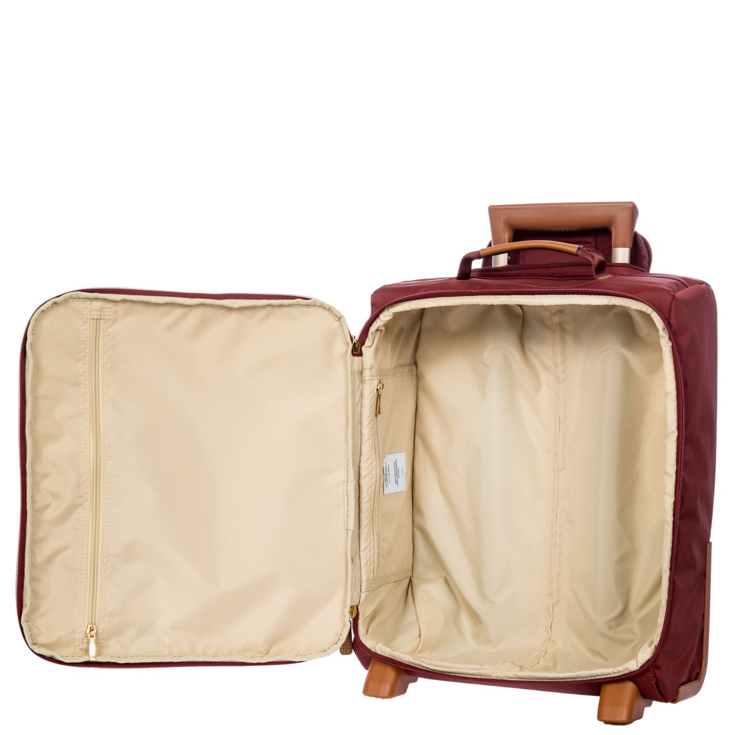 BRIC'S X-Travel 17.5" Underseat Trolley Luggage With Front Access Opening