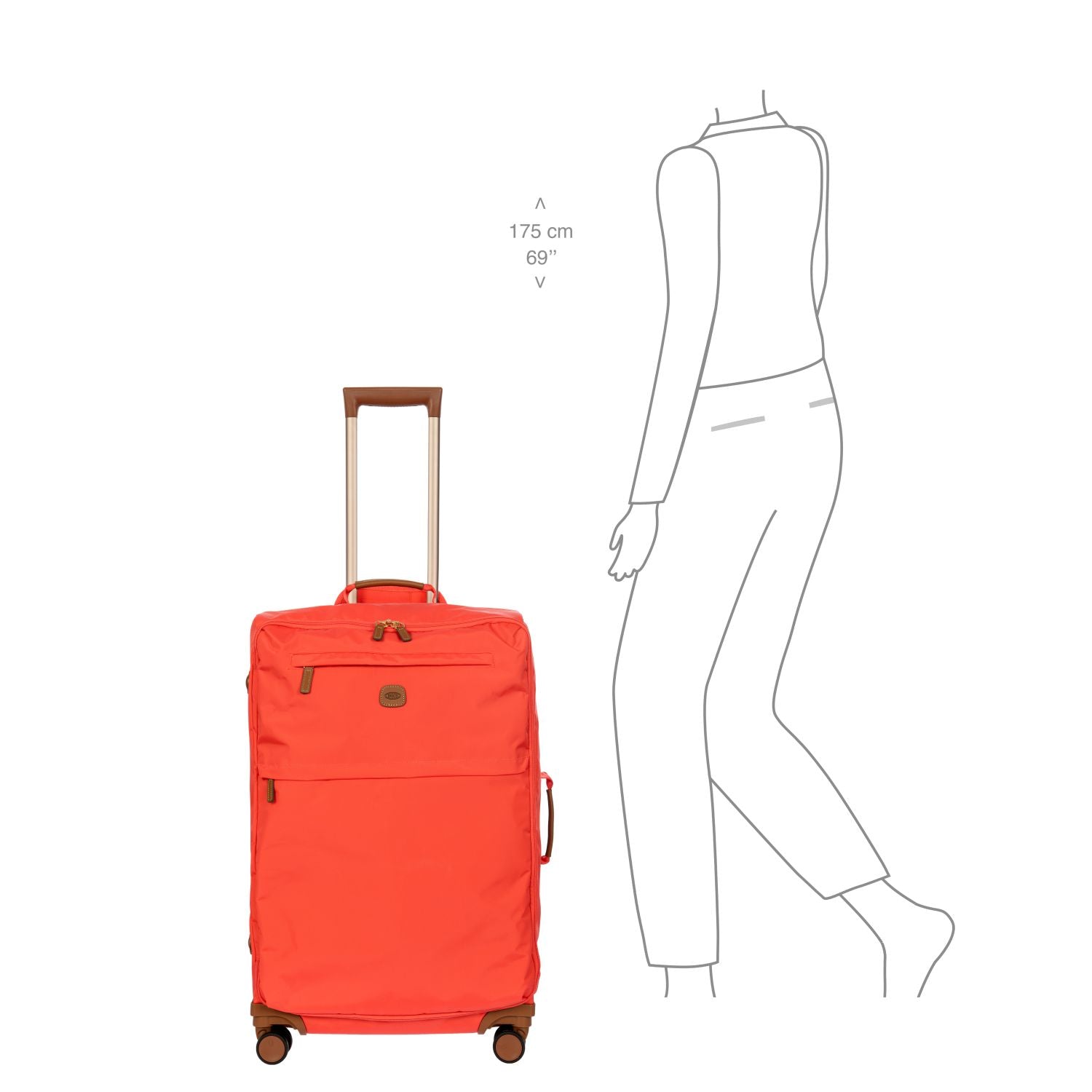 BRIC'S X-Travel 28" Medium Luggage With Front Access Opening Spinner