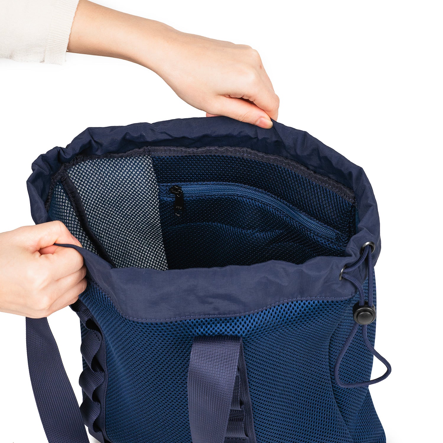 Crossing Noa Drawstring Mesh Tote Bag