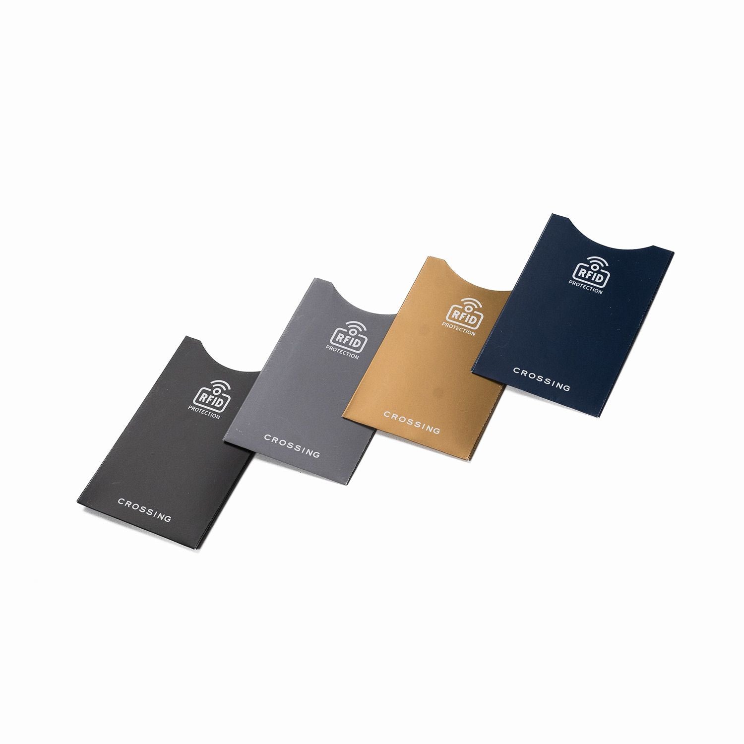 Crossing RFID Blocking Credit Card Sleeves Set Of 4