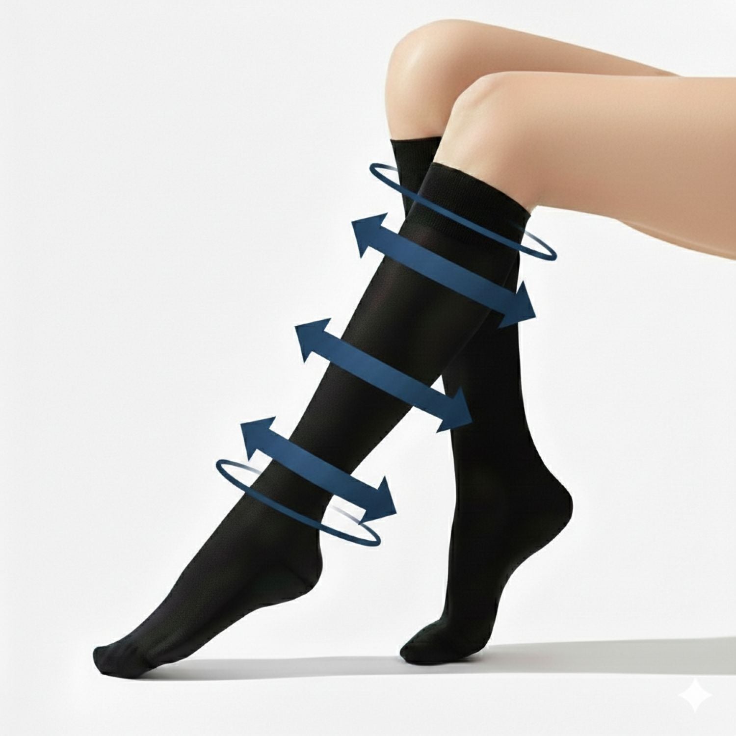 Crossing Travel & Flight Compression Socks S
